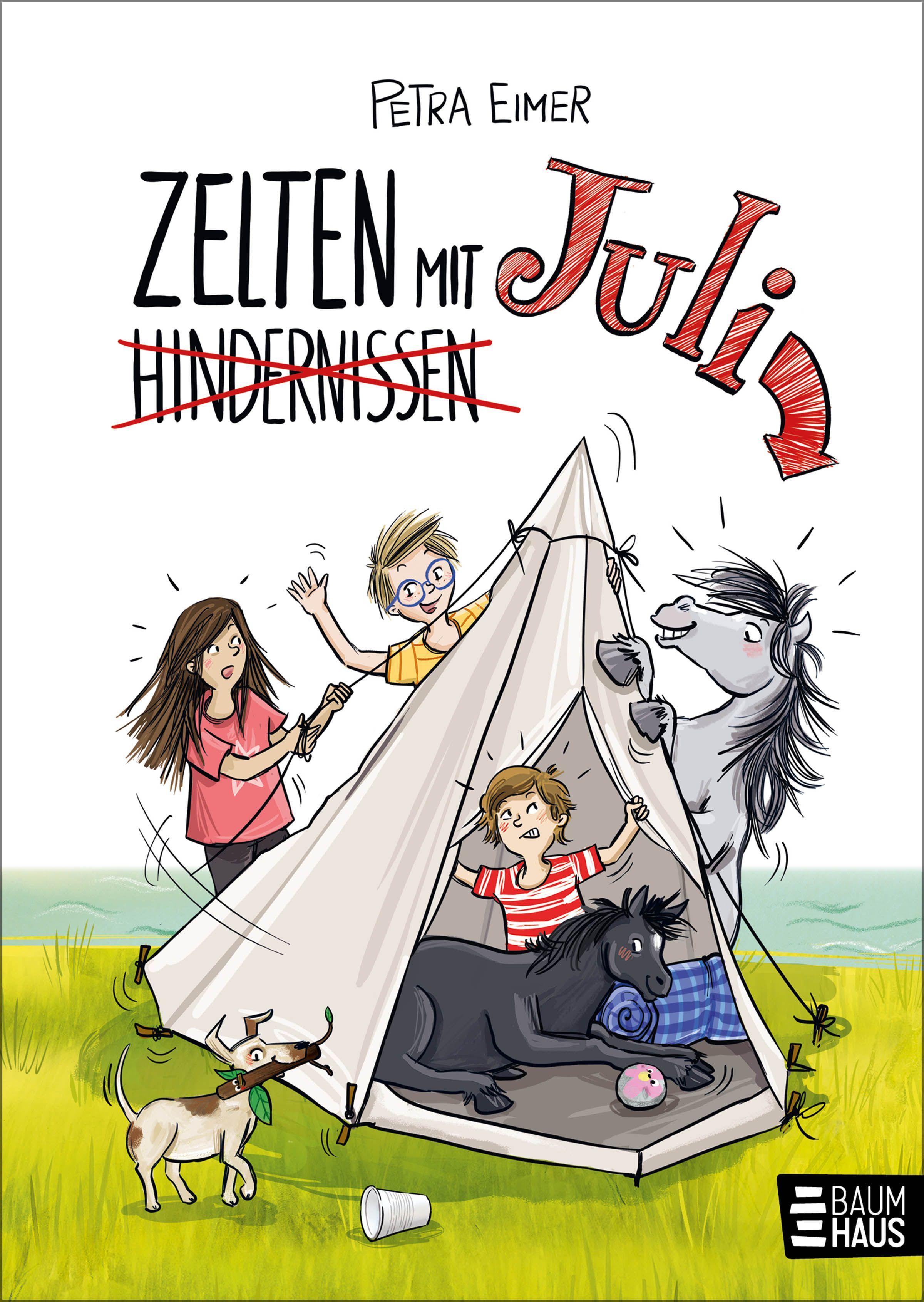 Vorderes Coverbild Zelten mit Juli