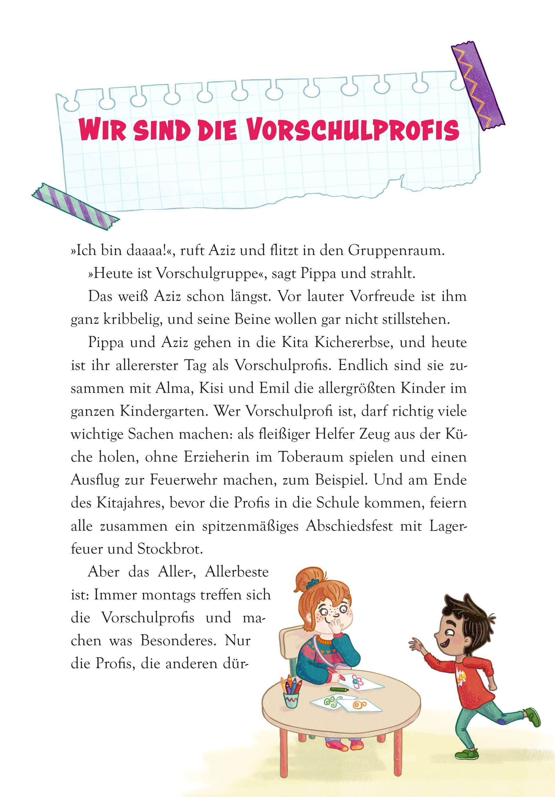 Beispielinhalt (Bild) Die Vorschulprofis: Wir sind die Großen in der Kita