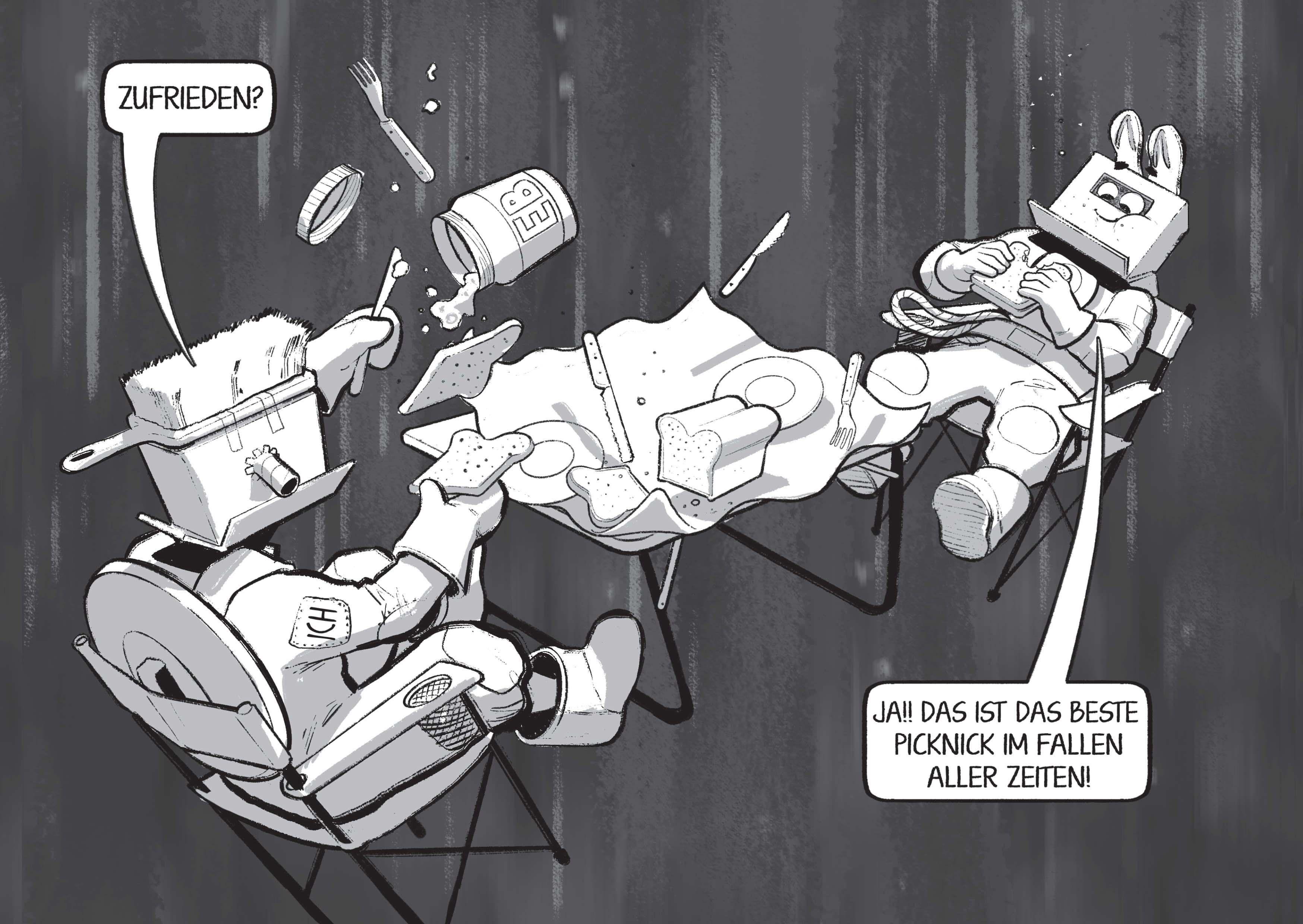 Beispielinhalt (Bild) DU und ICH gegen das Erdnussbuttermonster