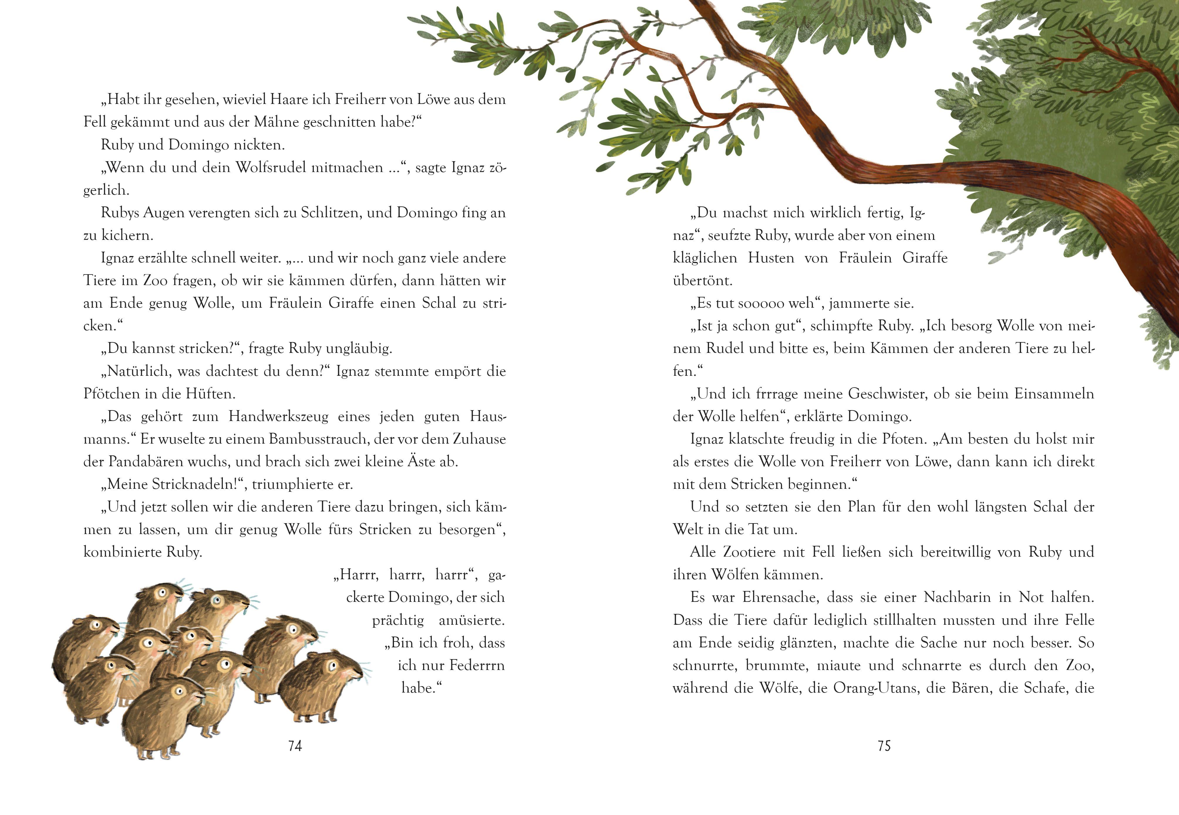 Beispielinhalt (Bild) Willkommen im Zoo - Ein neues Zuhause für Ignaz Pfefferminz Igel