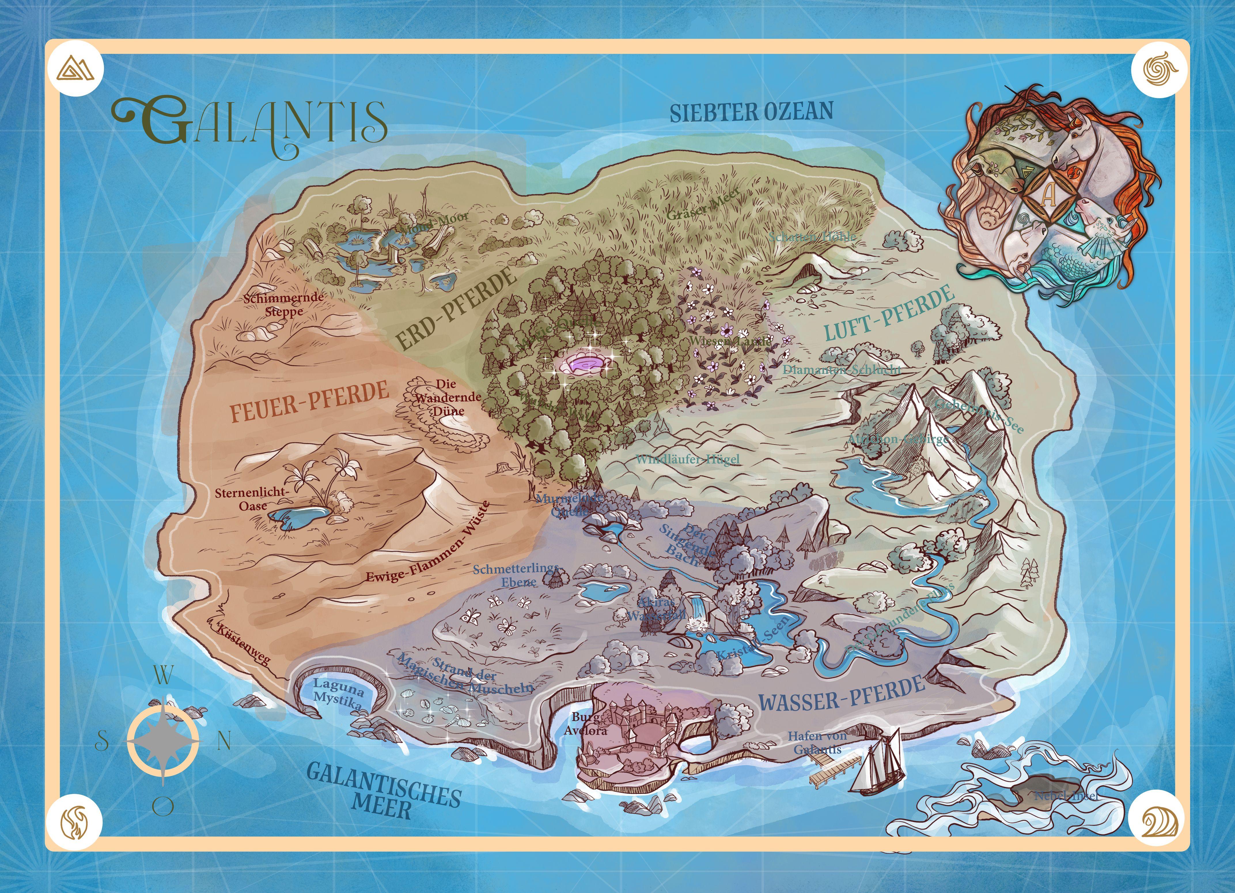 Beispielinhalt (Bild) Avelora - Das Internat der magischen Pferde