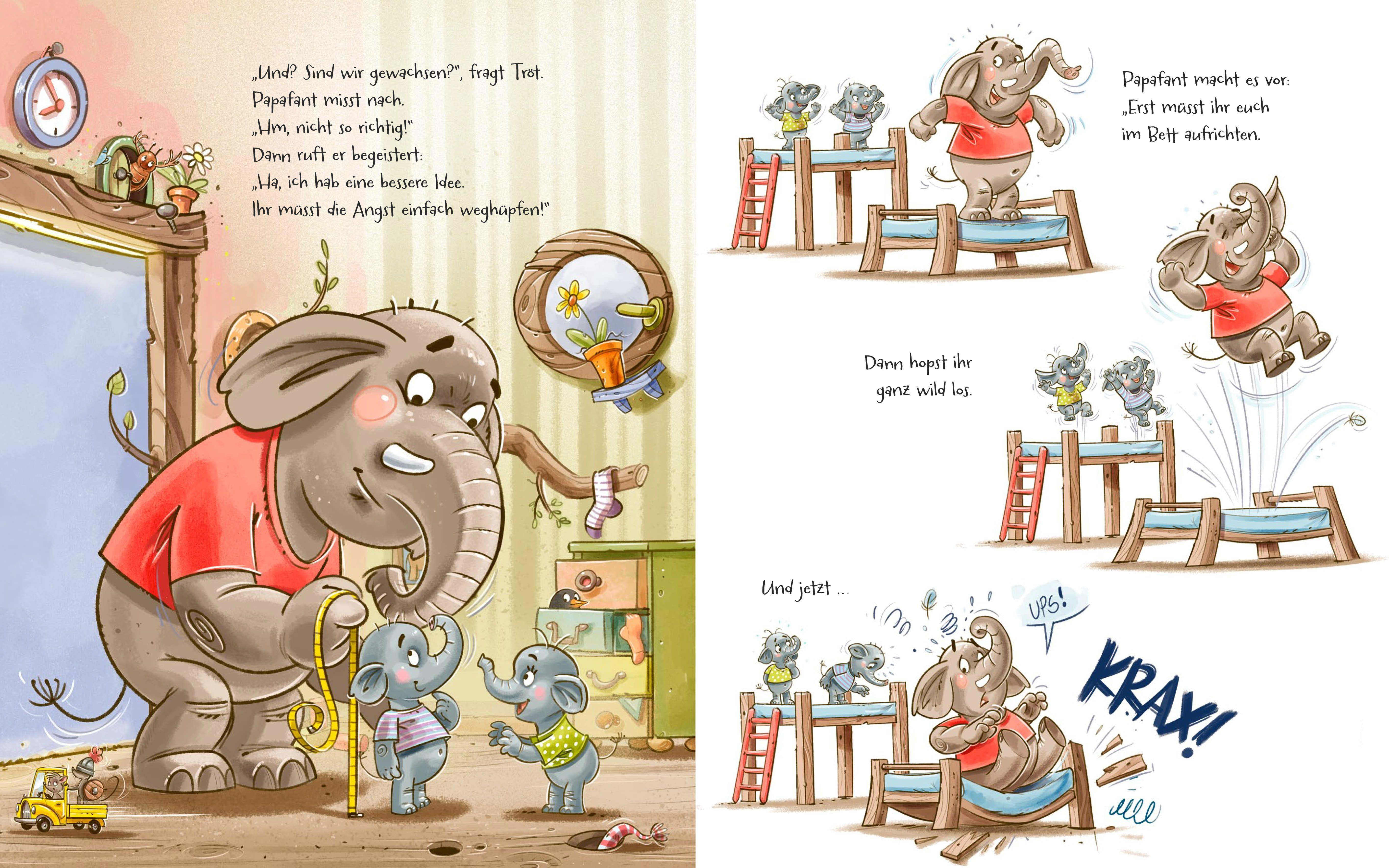 Beispielinhalt (Bild) Papafant - Angst im Dunkeln? Ich doch nicht!