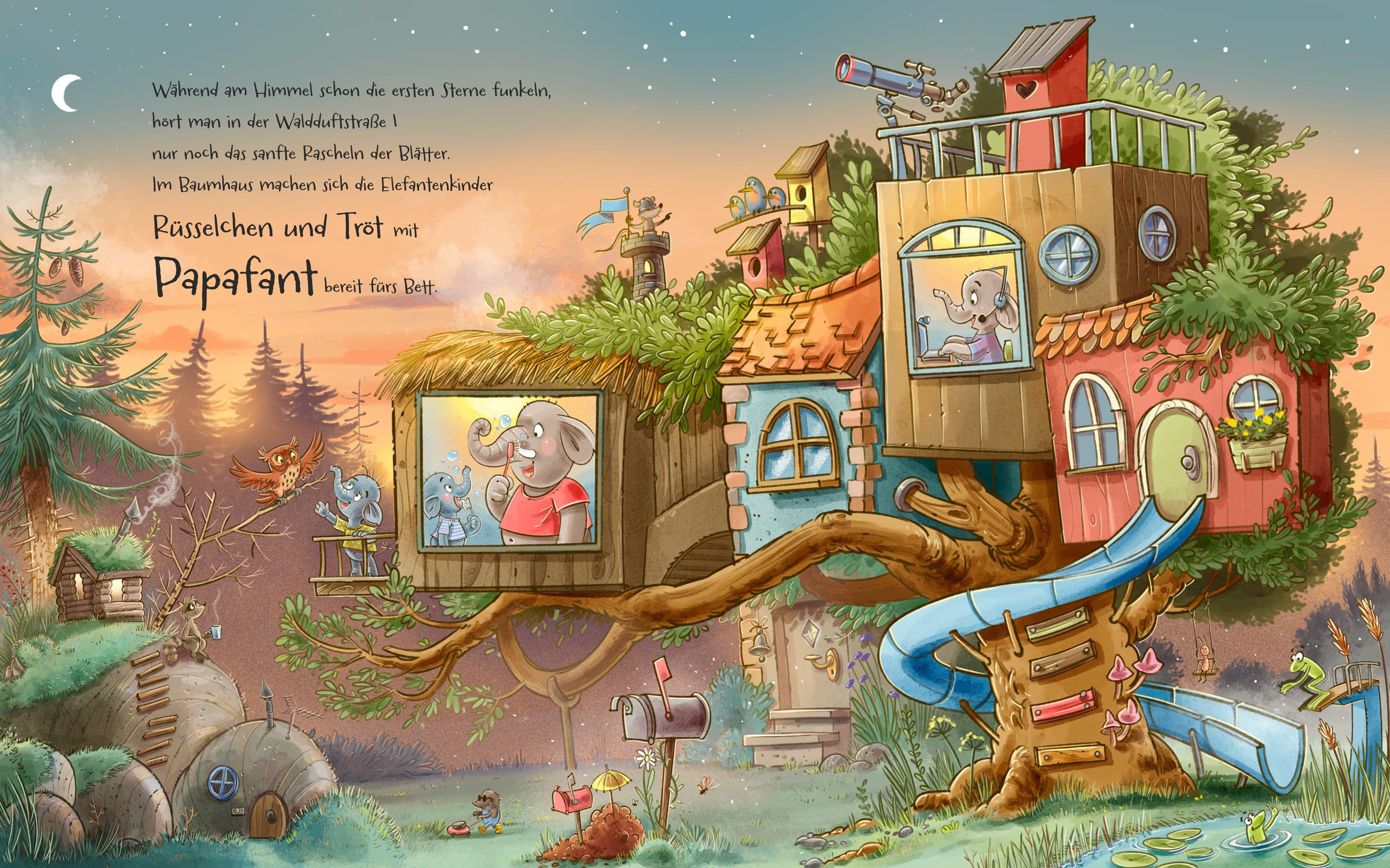 Beispielinhalt (Bild) Papafant - Angst im Dunkeln? Ich doch nicht!