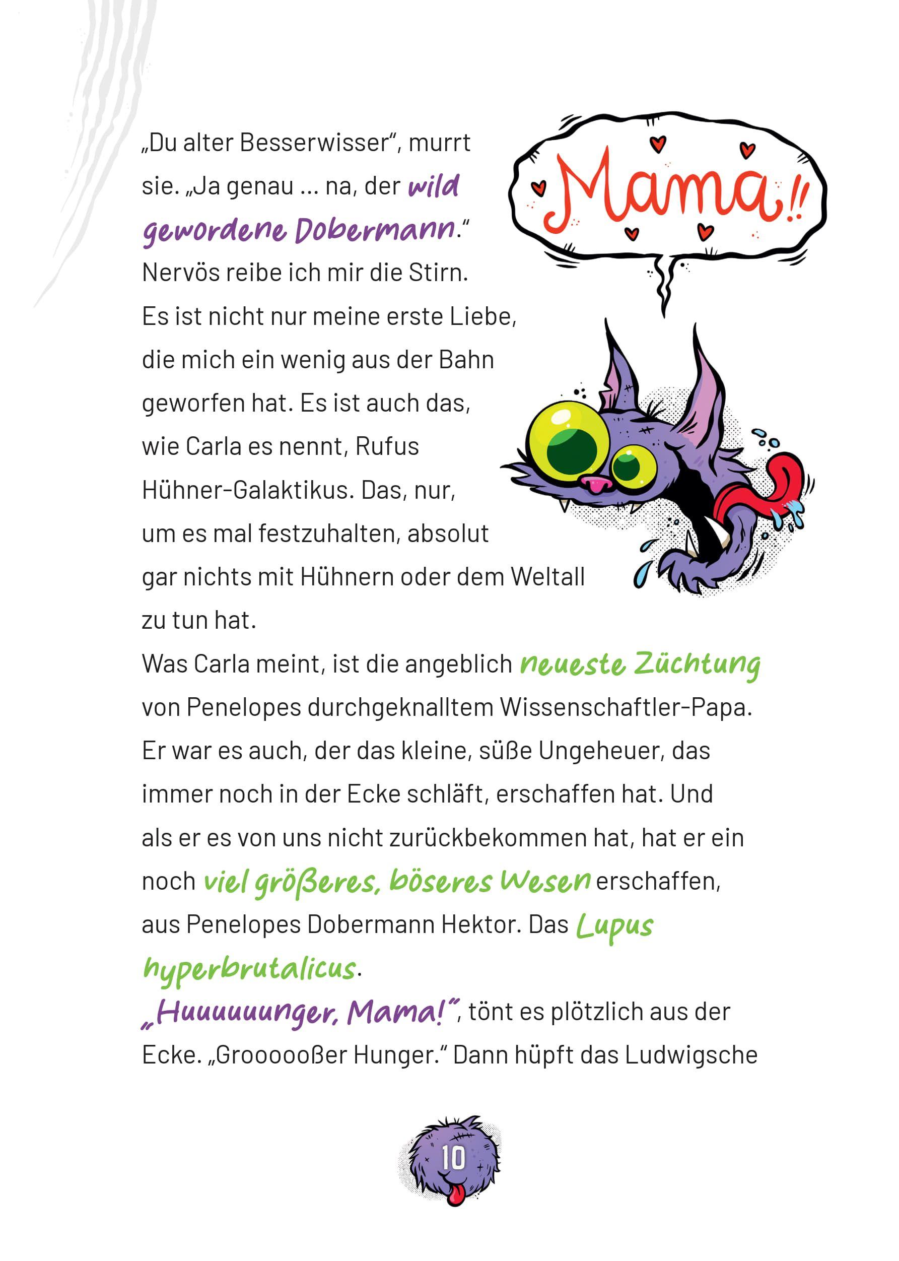 Beispielinhalt (Bild) Ungeheuer böse (Band 3)