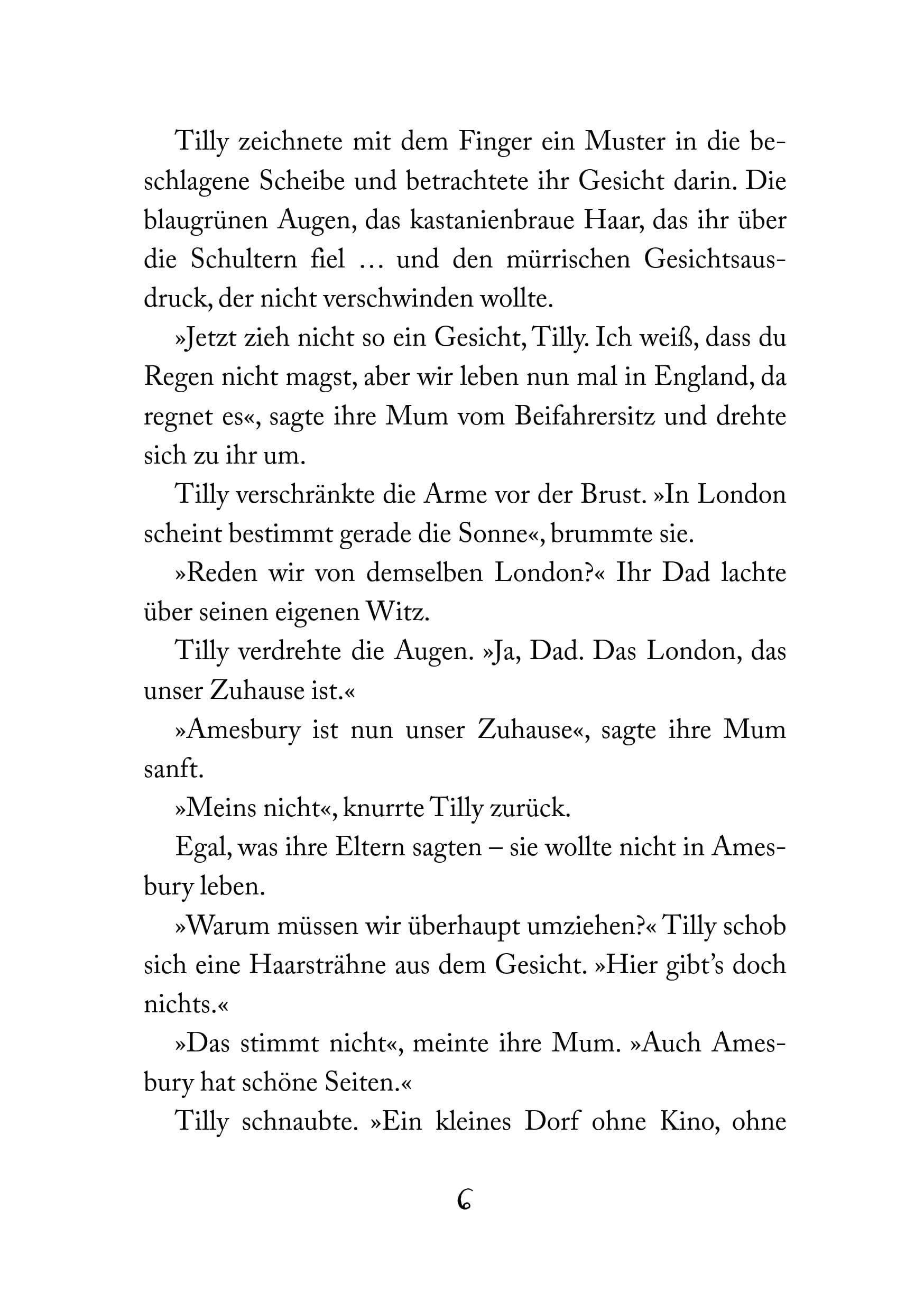 Beispielinhalt (Bild) Tilly Evermore und der Ruf der ewigen Steine