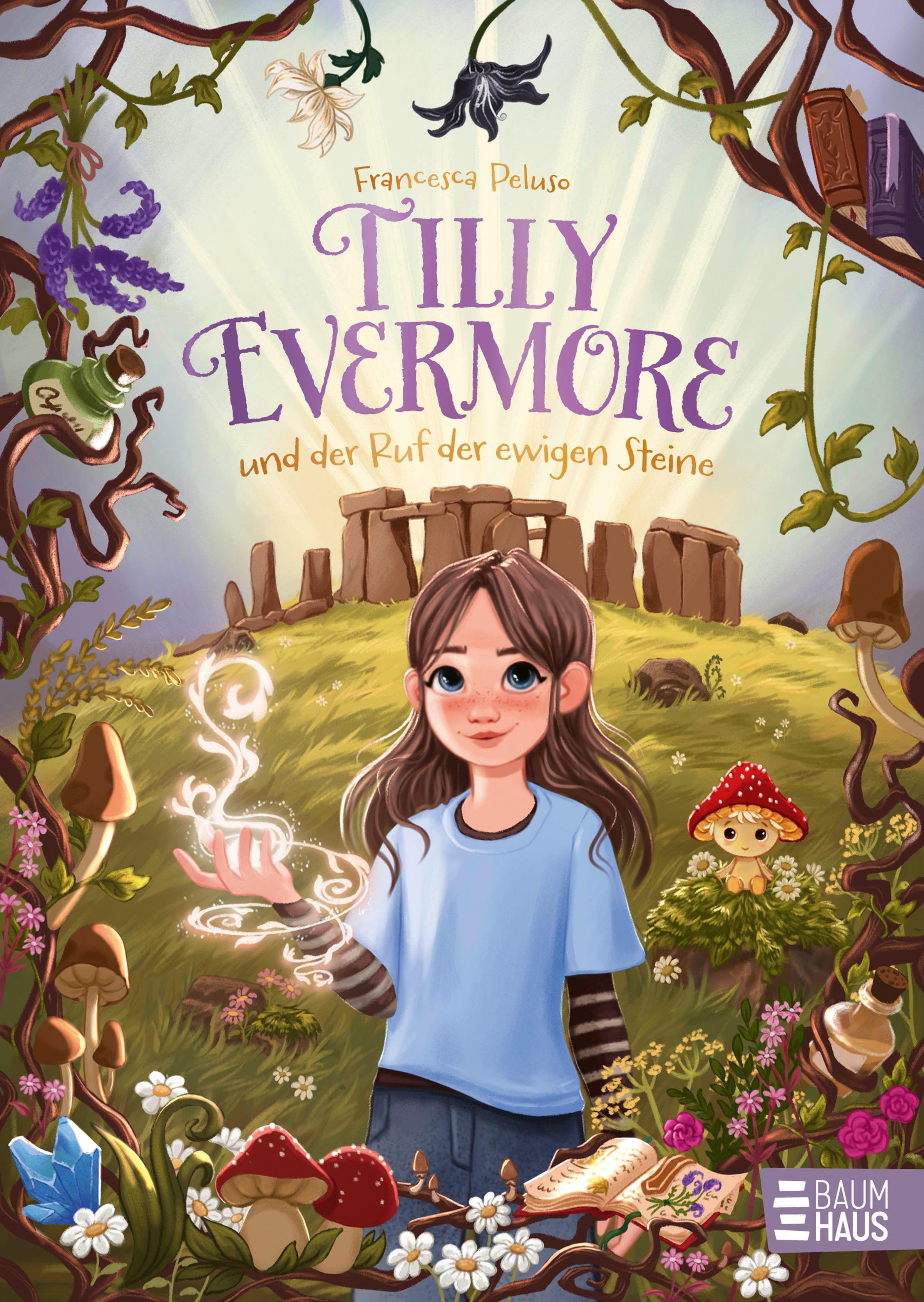 Vorderes Coverbild Tilly Evermore und der Ruf der ewigen Steine