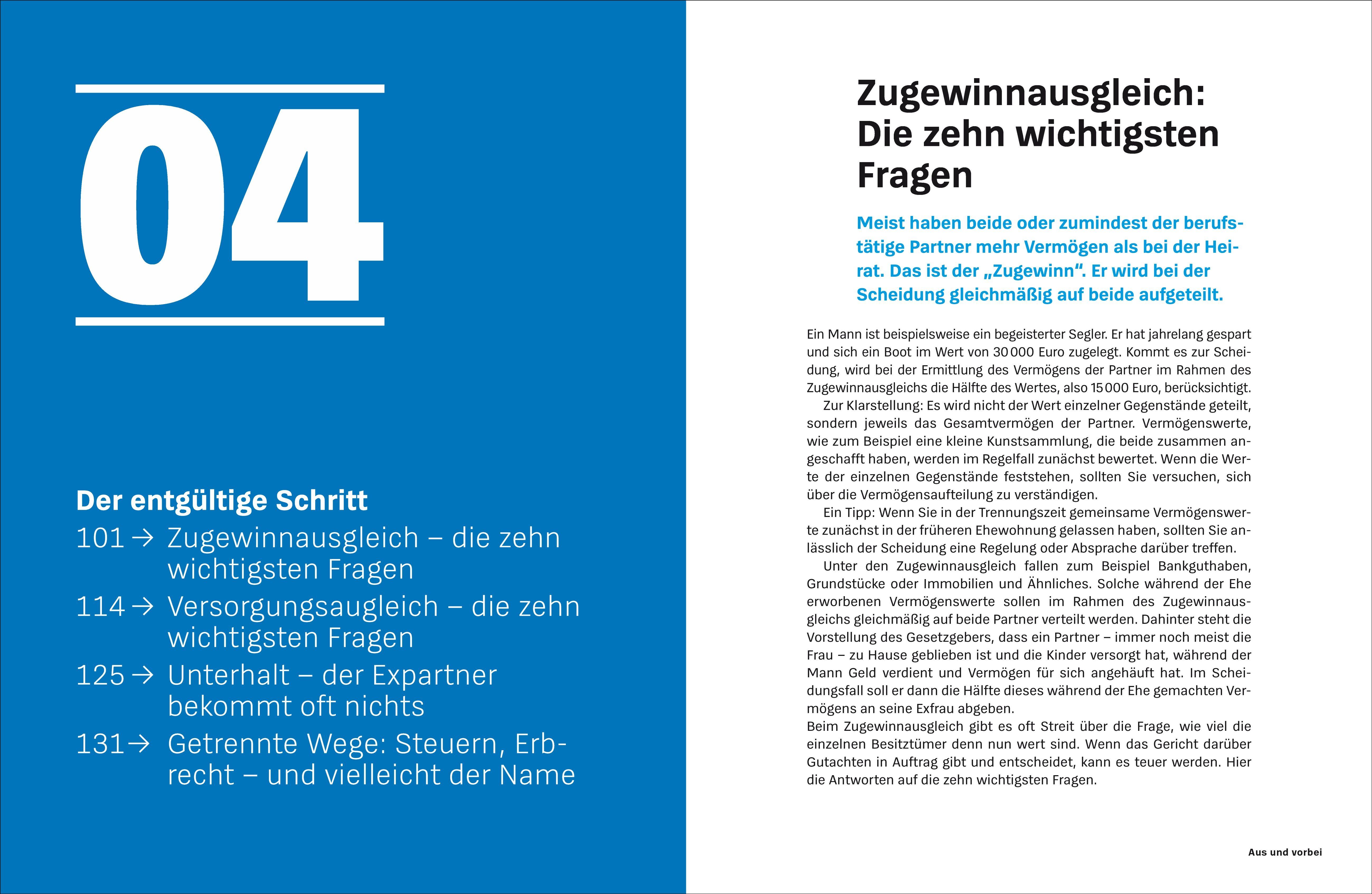 Beispielinhalt (Bild) Hilfe bei Scheidung und Trennung