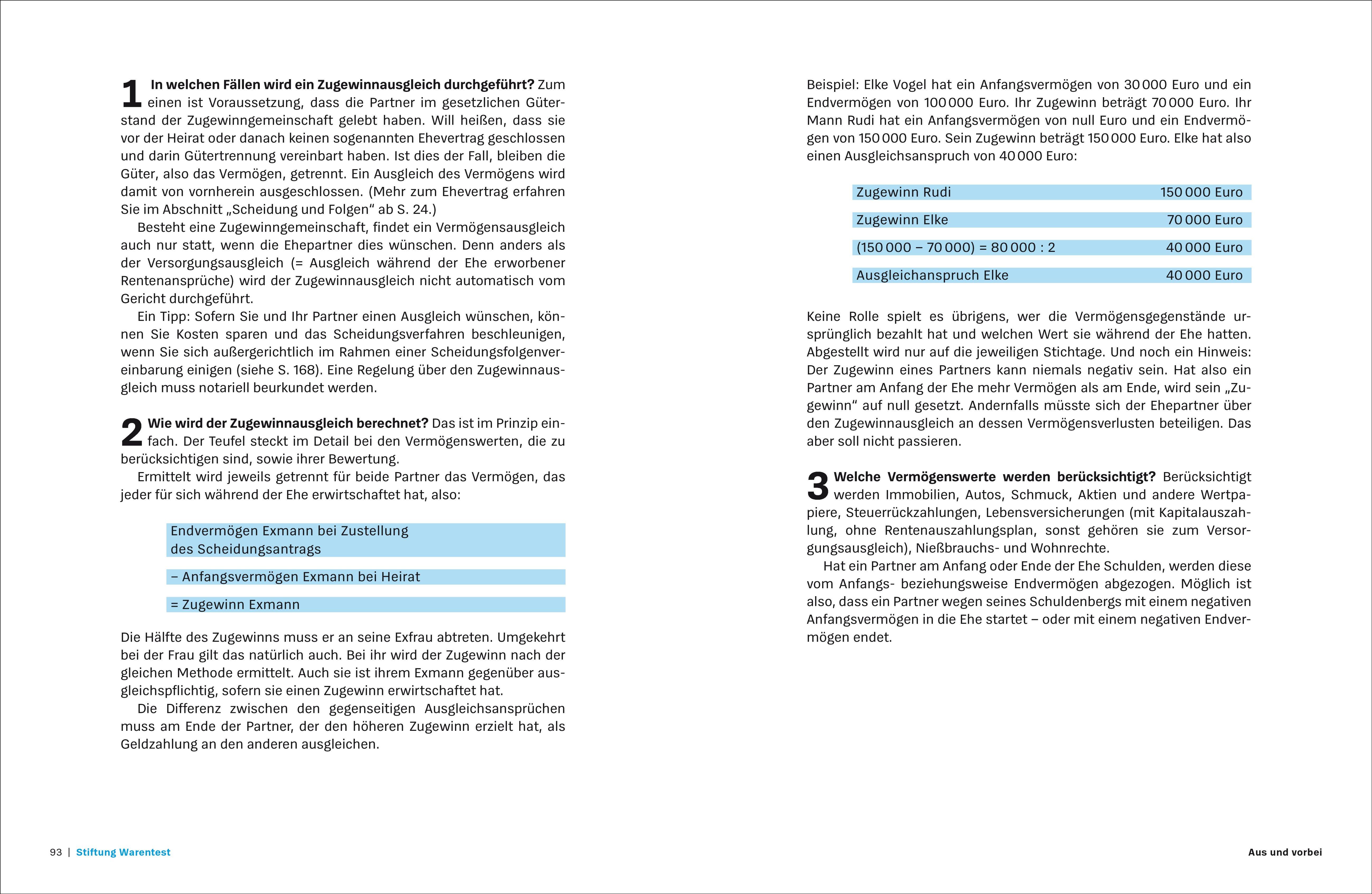 Beispielinhalt (Bild) Hilfe bei Scheidung und Trennung