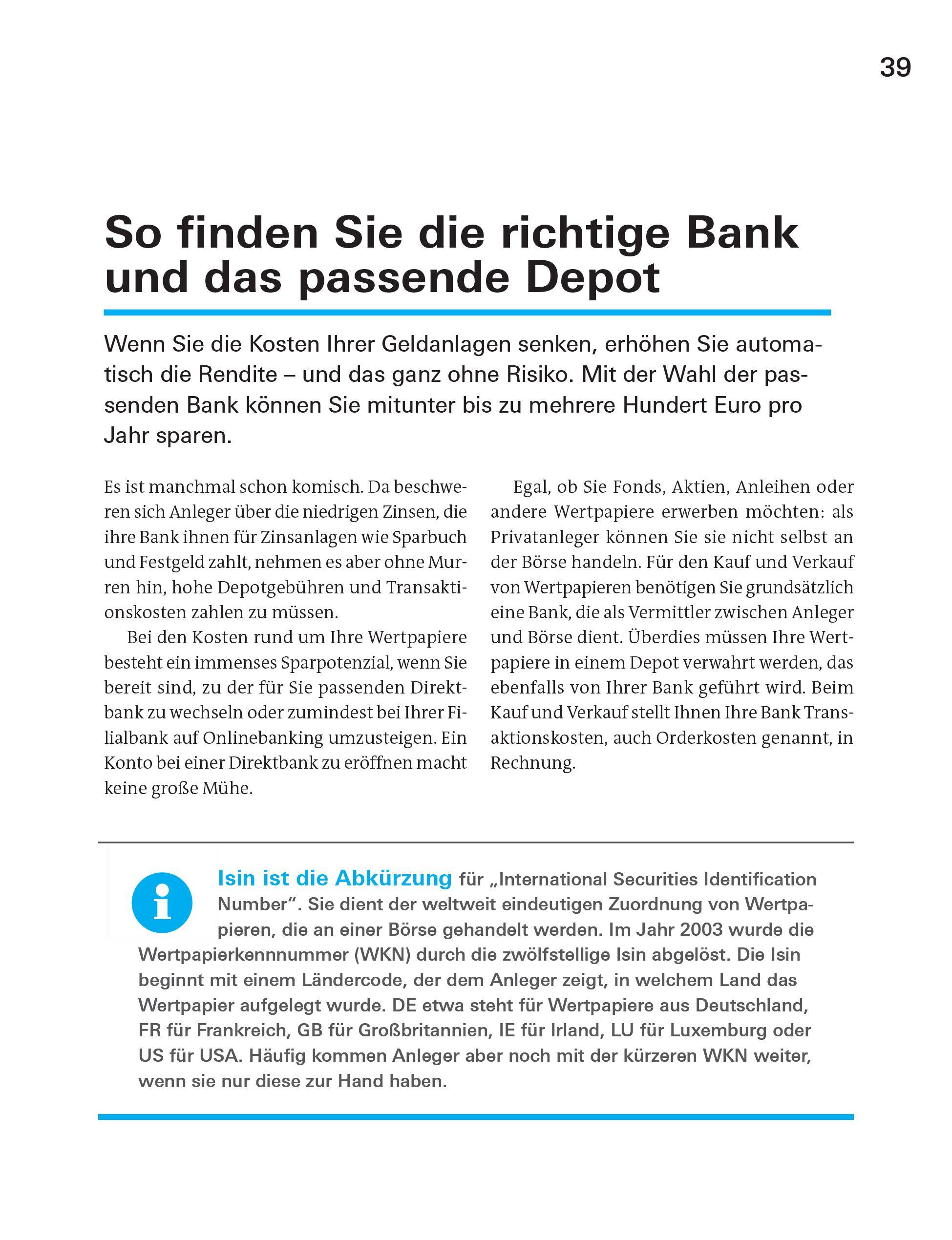 Beispielinhalt (Bild) Alles über Aktien