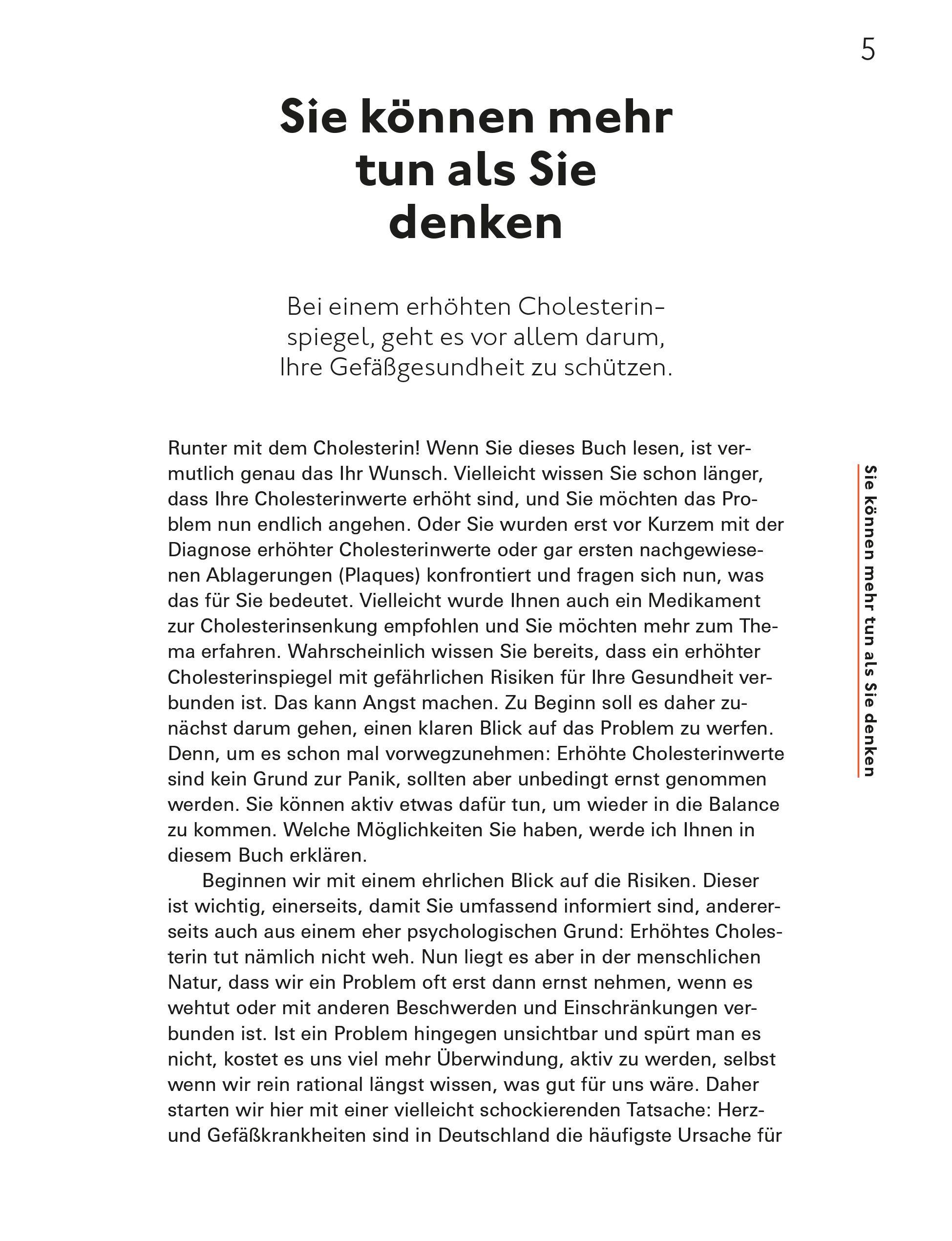 Beispielinhalt (Bild) Runter mit dem Cholesterin