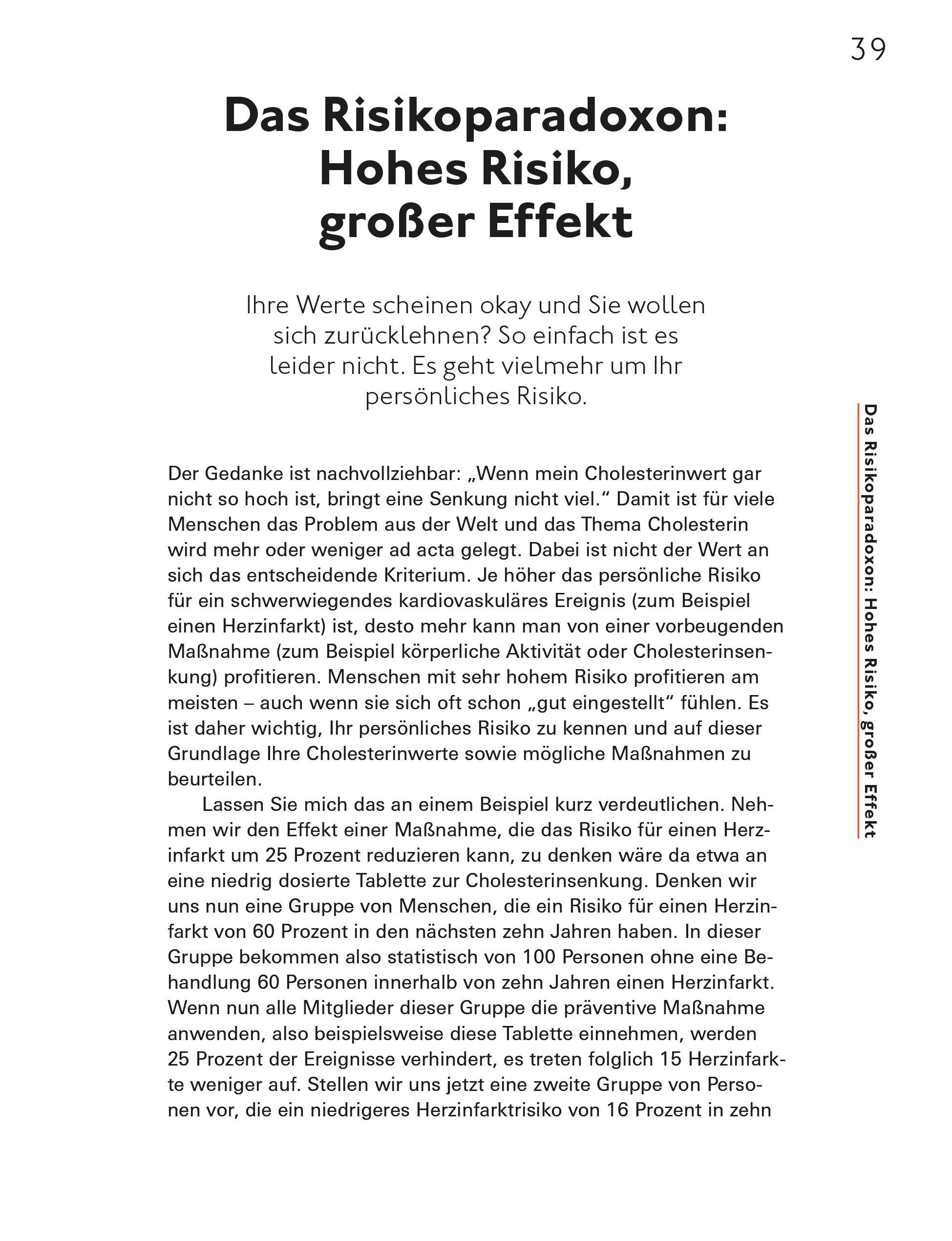 Beispielinhalt (Bild) Runter mit dem Cholesterin