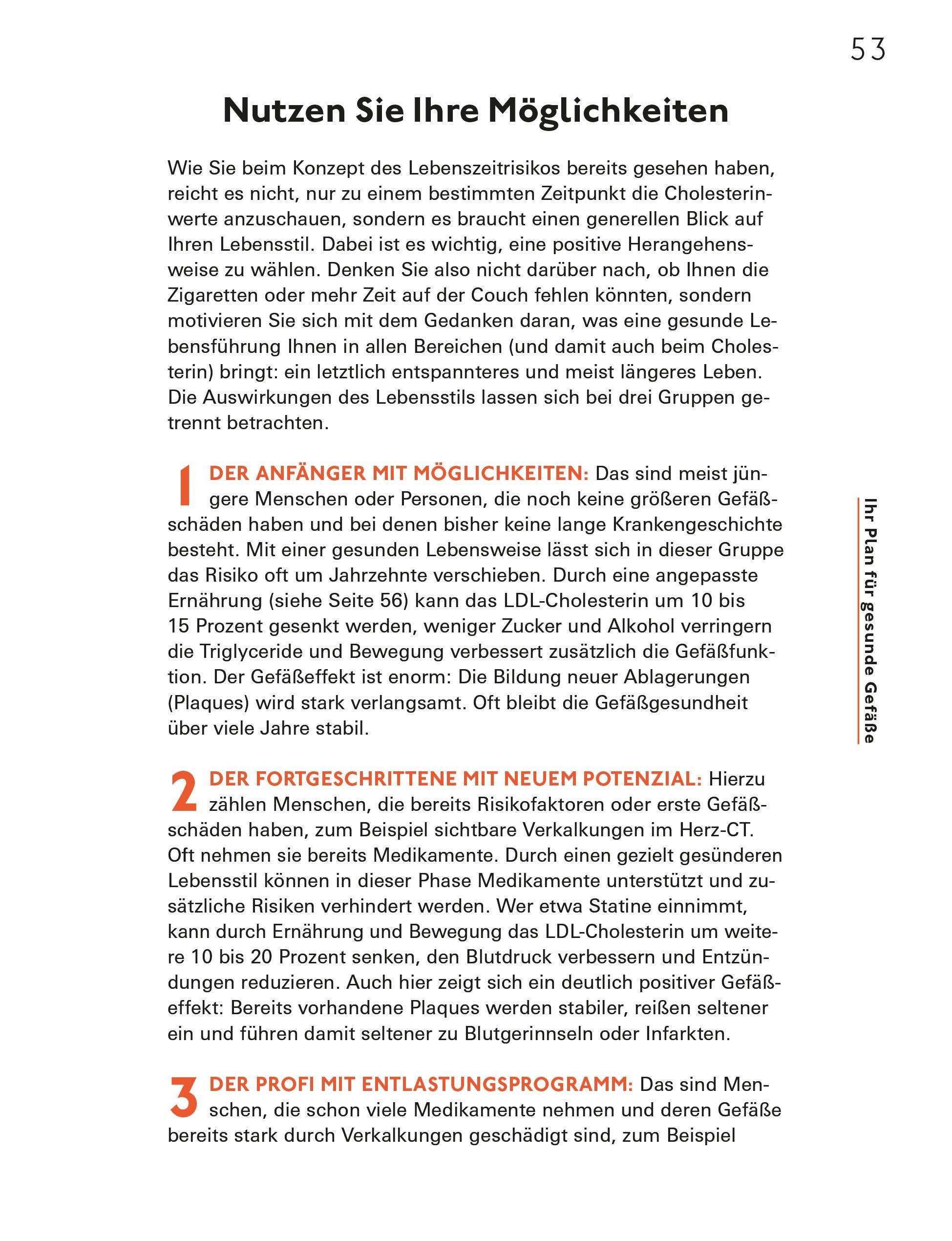 Beispielinhalt (Bild) Runter mit dem Cholesterin