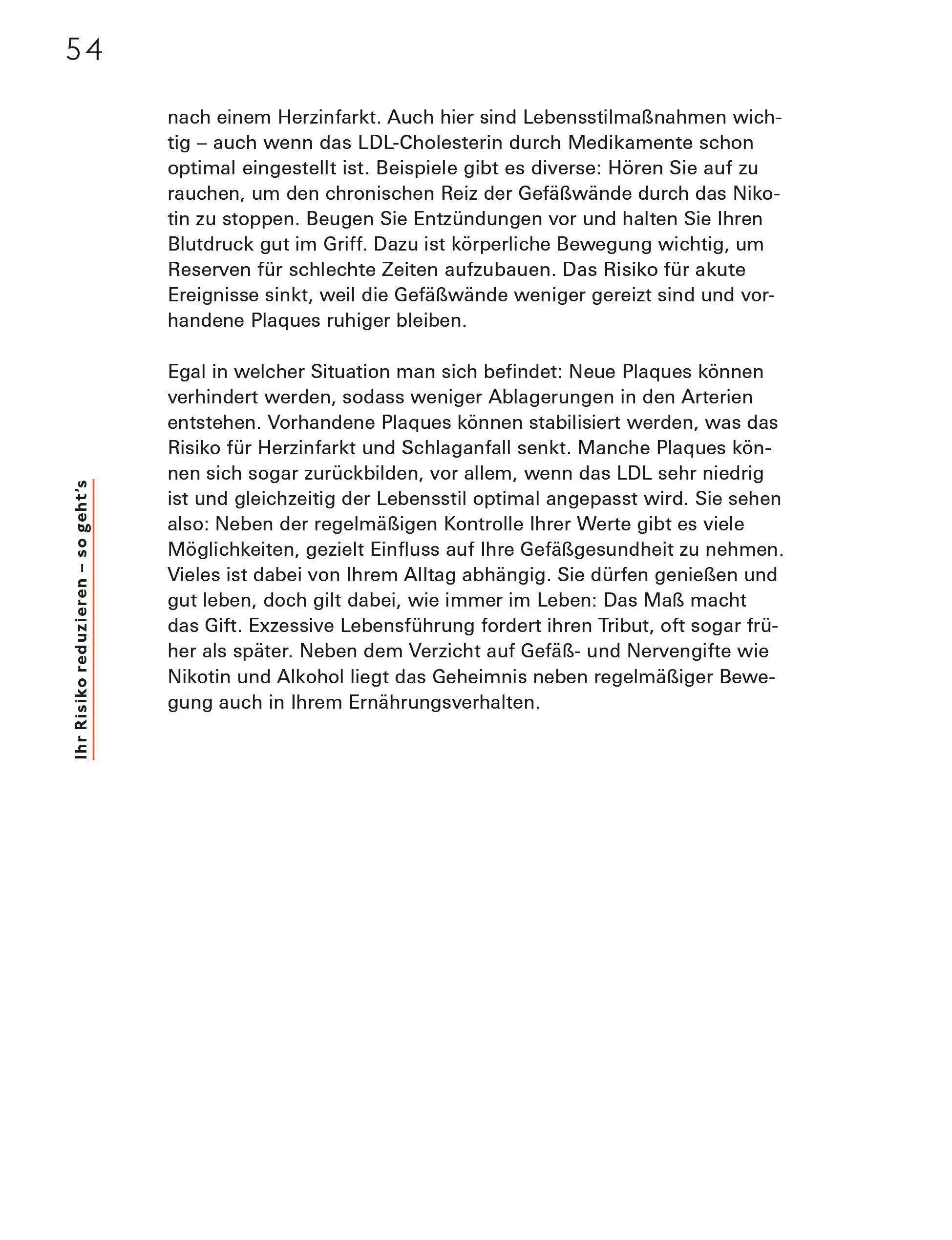 Beispielinhalt (Bild) Runter mit dem Cholesterin