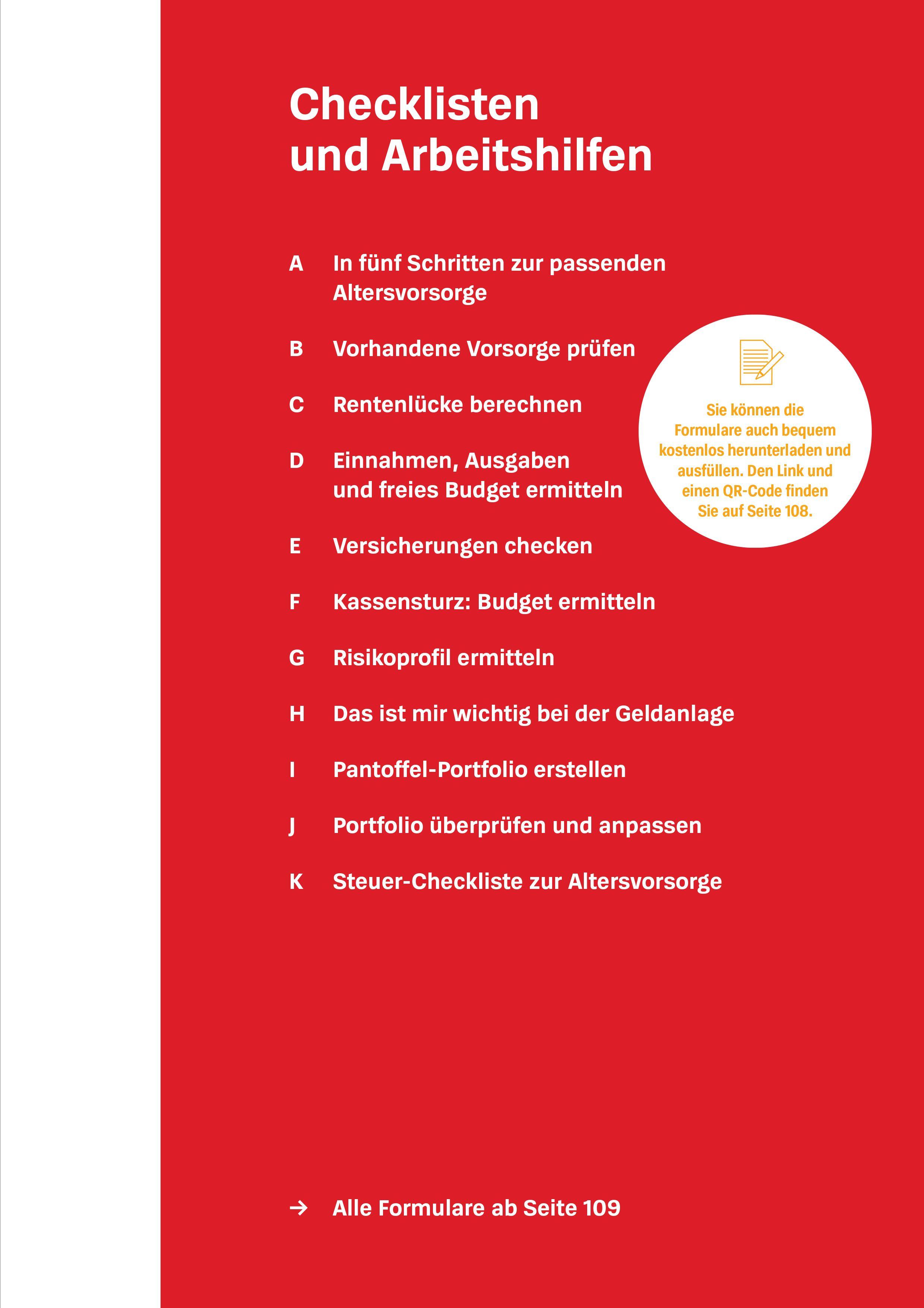 Beispielinhalt (Bild) Altersvorsorge: Das Set
