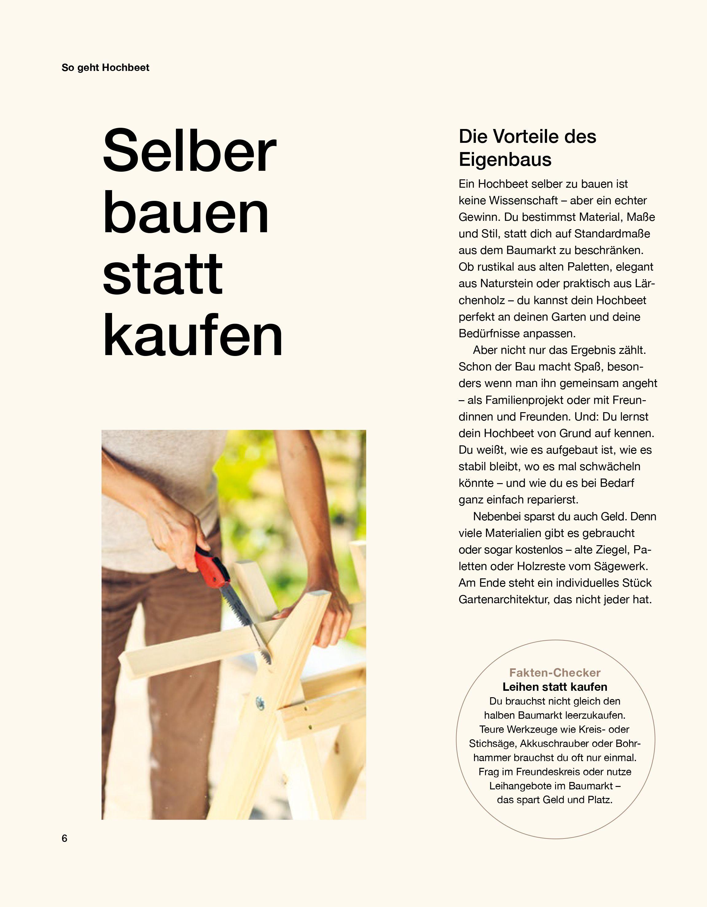 Beispielinhalt (Bild) Hochbeete & Kräuterspiralen