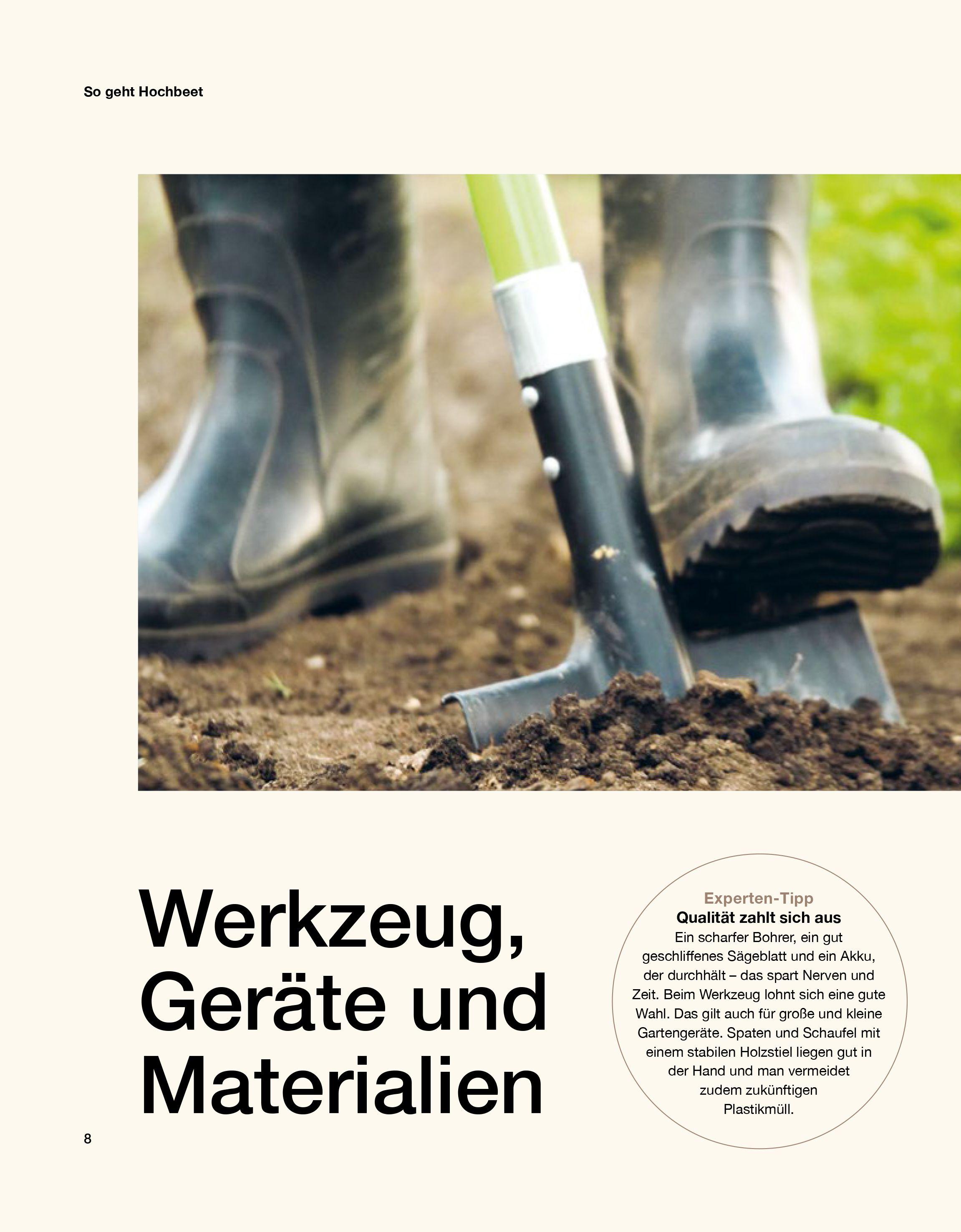 Beispielinhalt (Bild) Hochbeete & Kräuterspiralen