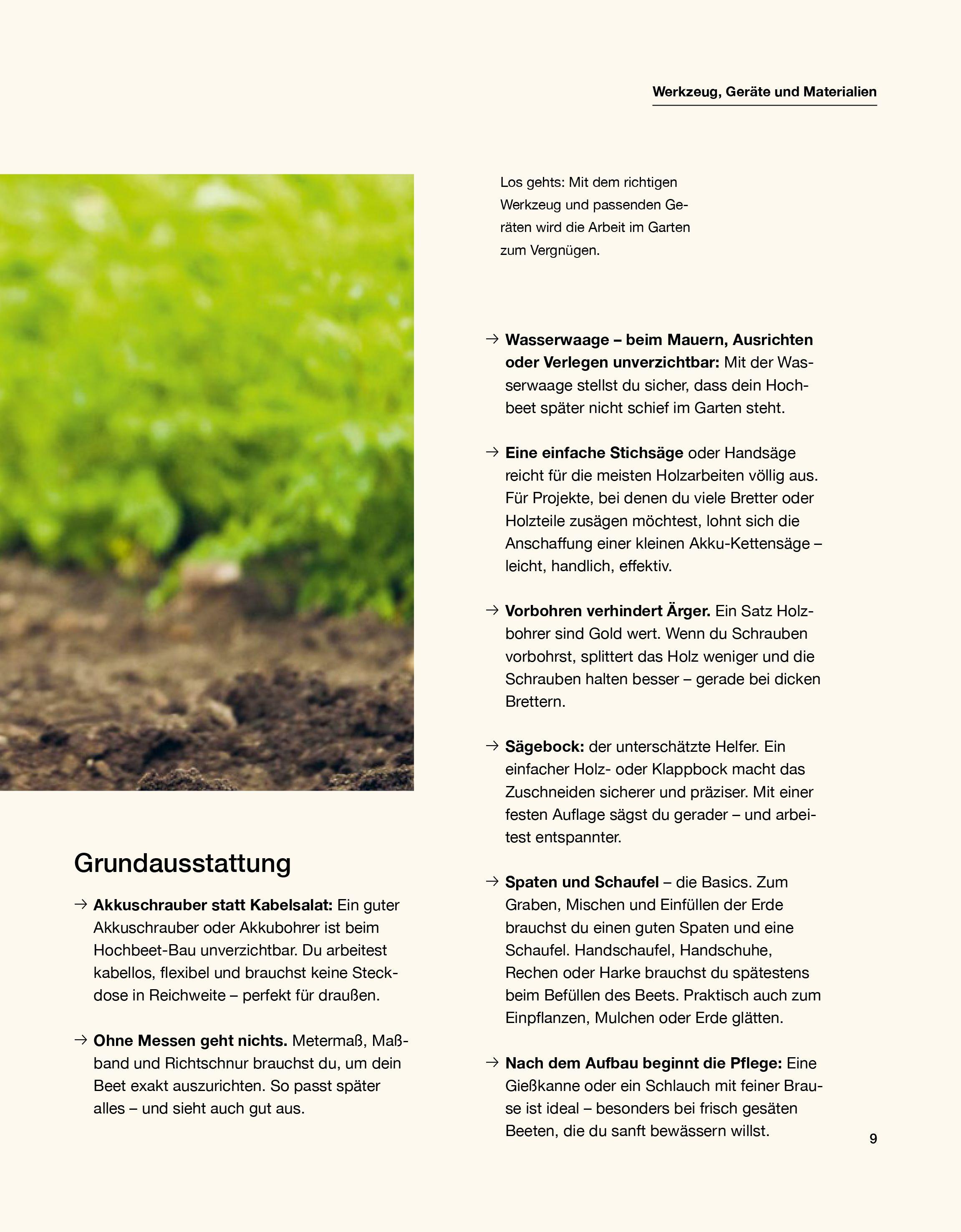 Beispielinhalt (Bild) Hochbeete & Kräuterspiralen