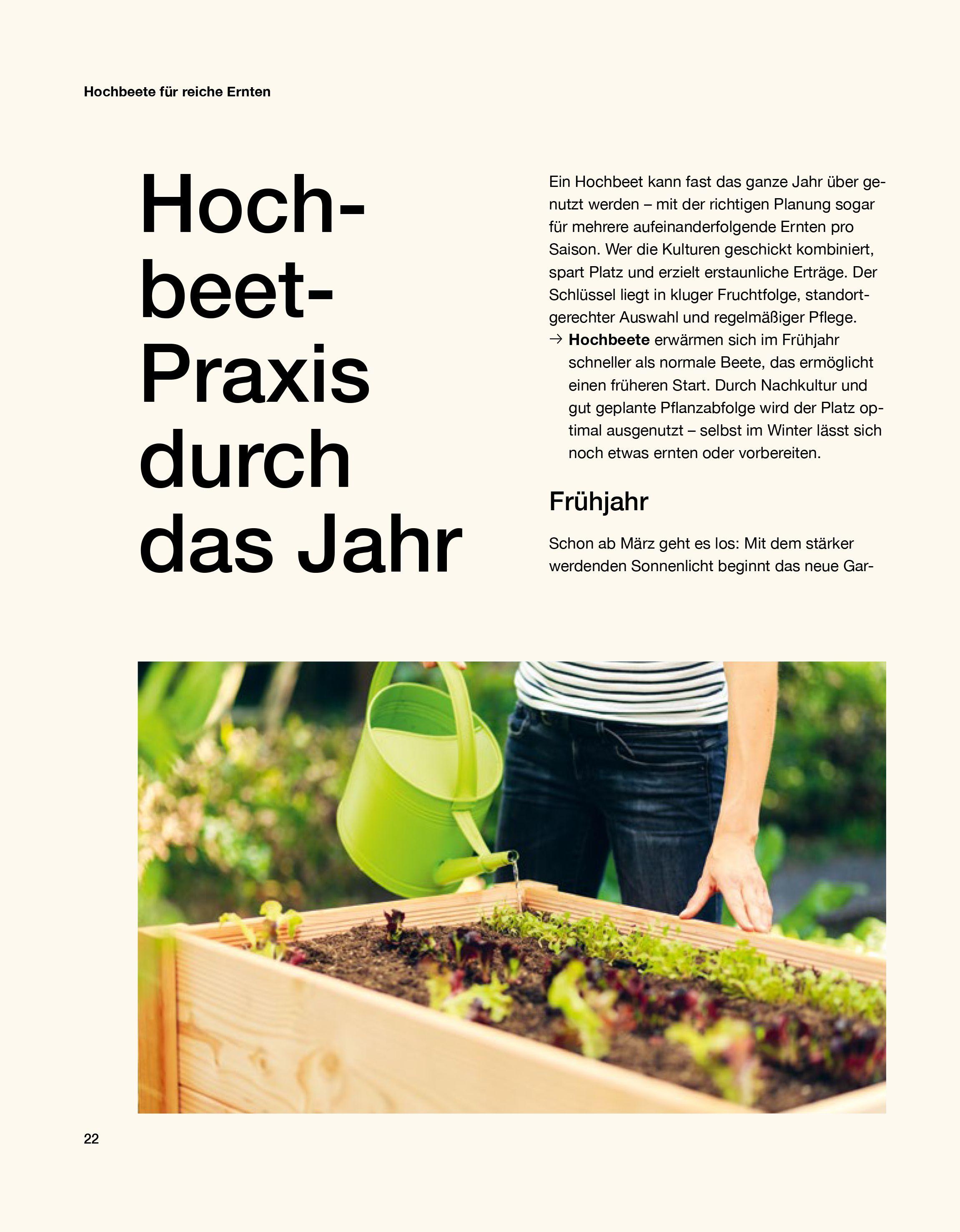 Beispielinhalt (Bild) Hochbeete & Kräuterspiralen