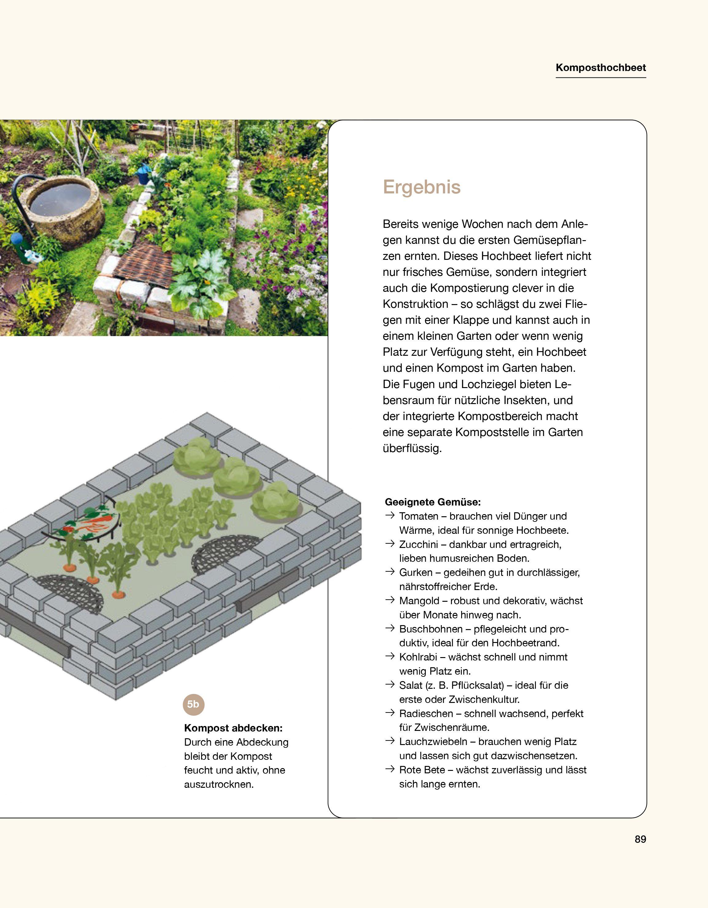 Beispielinhalt (Bild) Hochbeete & Kräuterspiralen