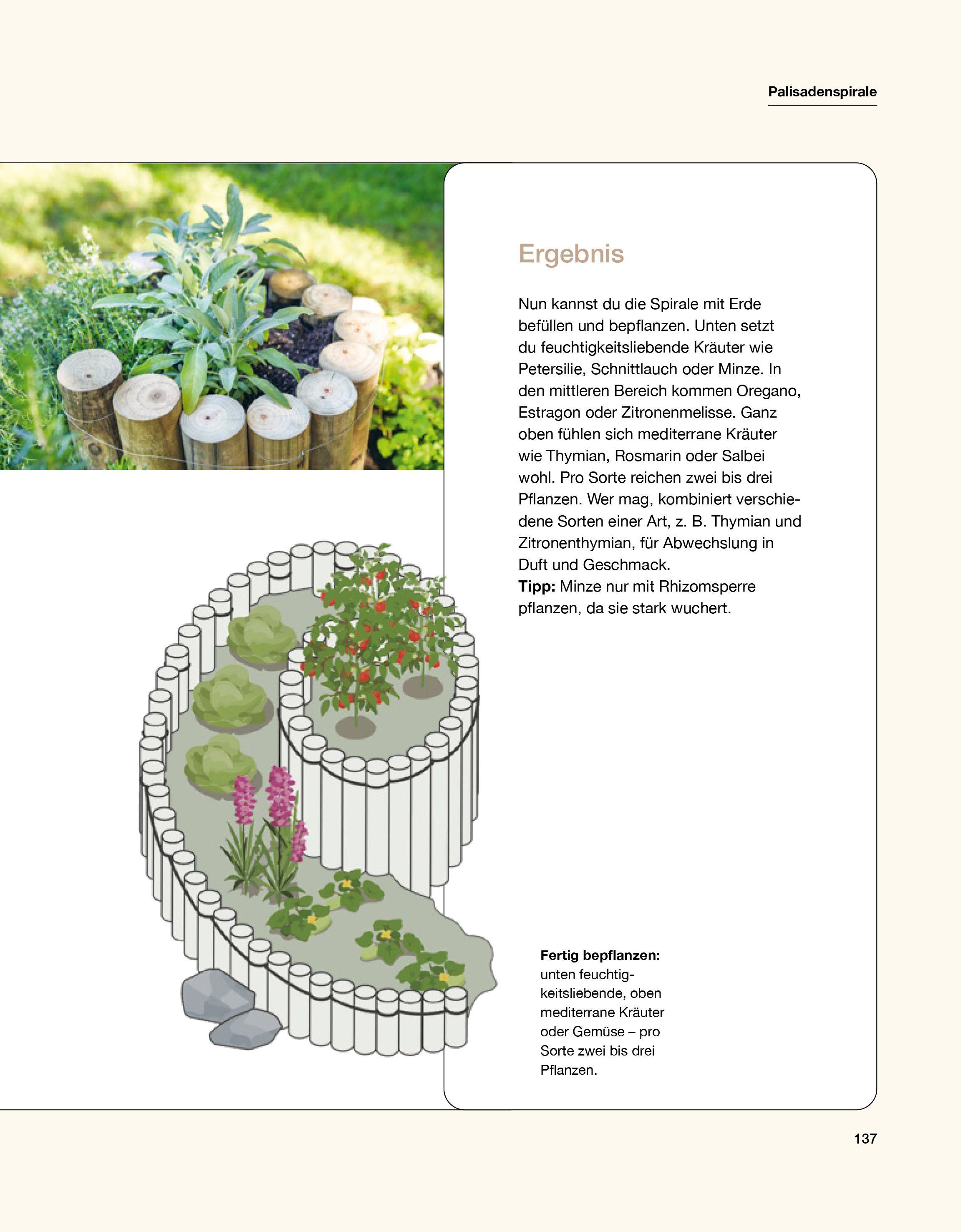 Beispielinhalt (Bild) Hochbeete & Kräuterspiralen