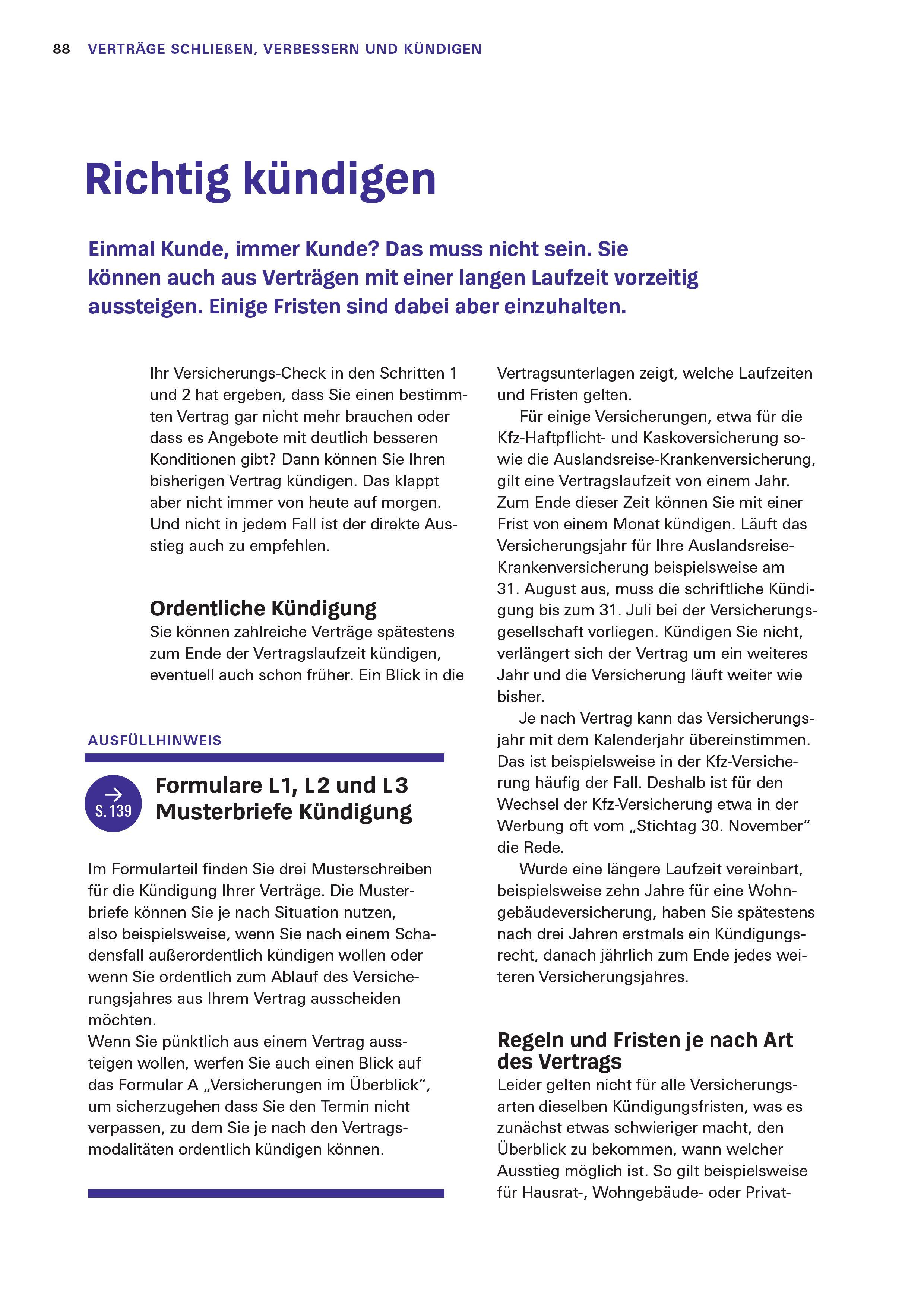 Beispielinhalt (Bild) Das Versicherungs-Set