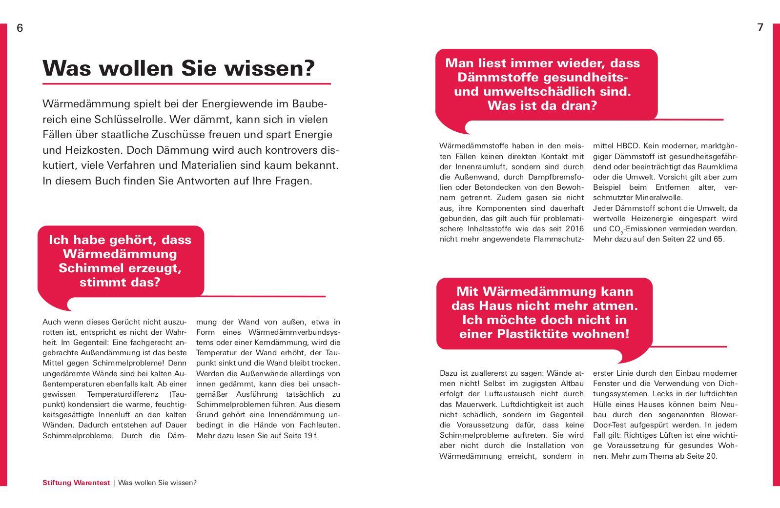 Beispielinhalt (Bild) Richtig dämmen