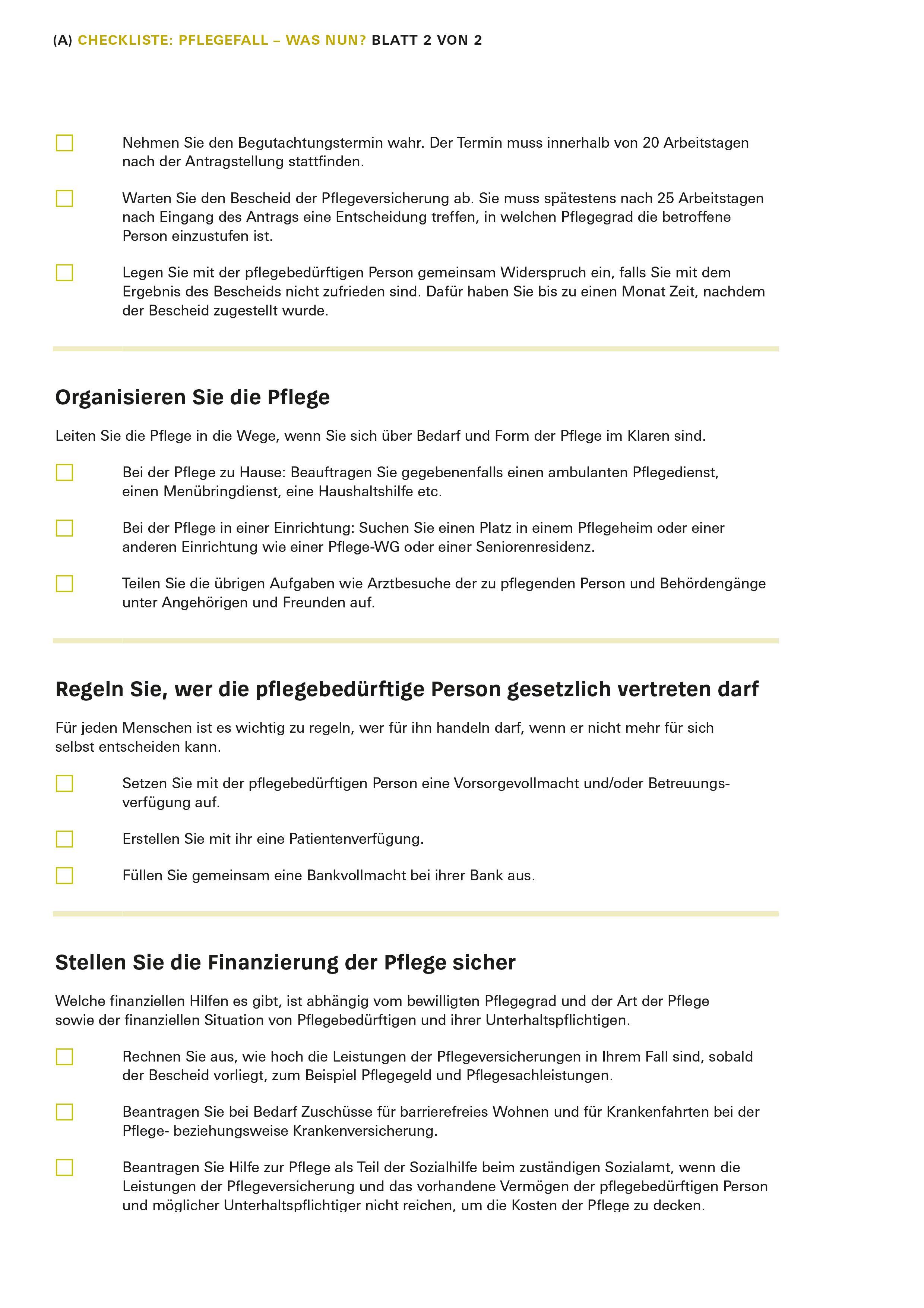 Beispielinhalt (Bild) Das Pflege-Set