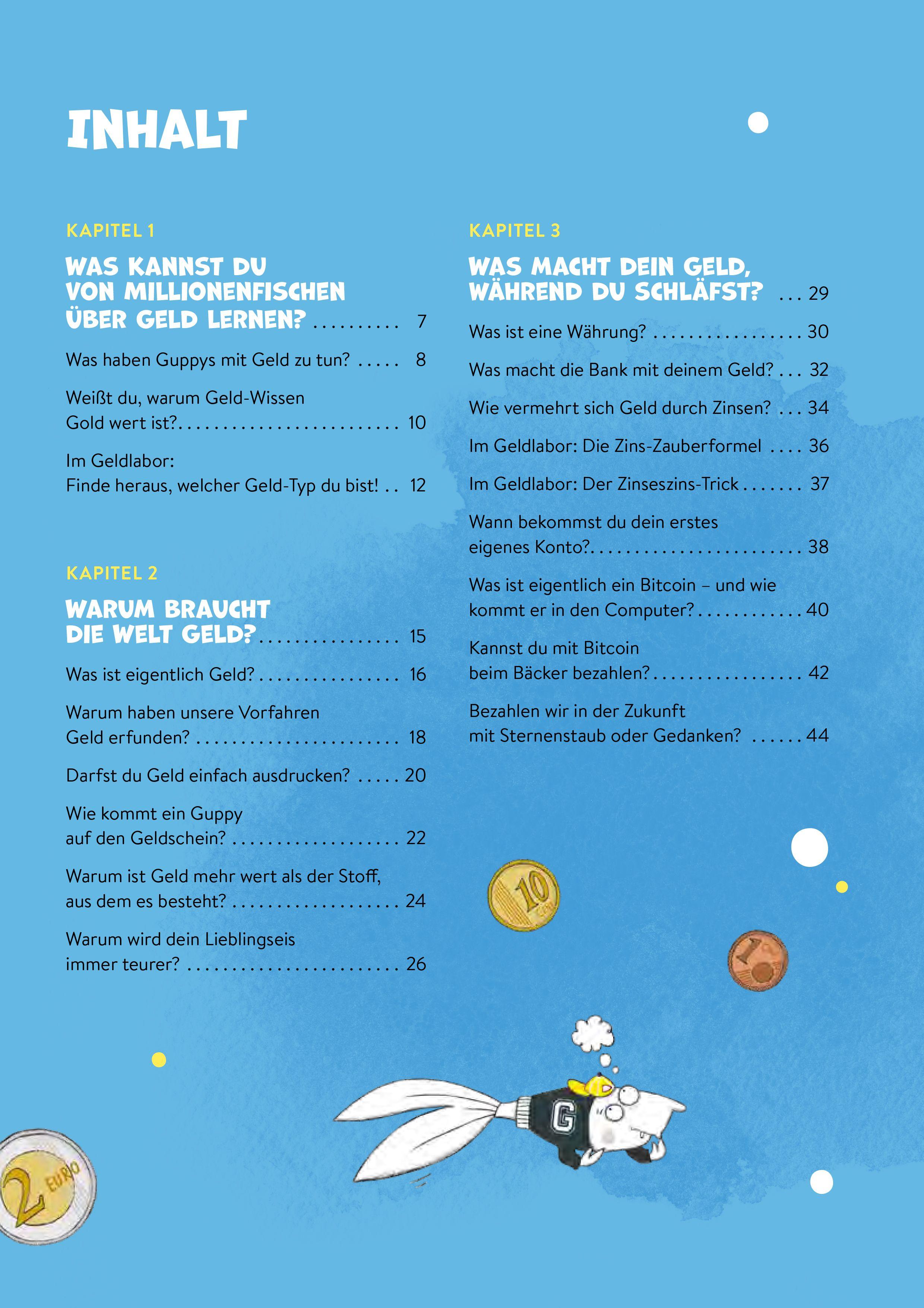 Beispielinhalt (Bild) Von Geld, Gold und Guppys