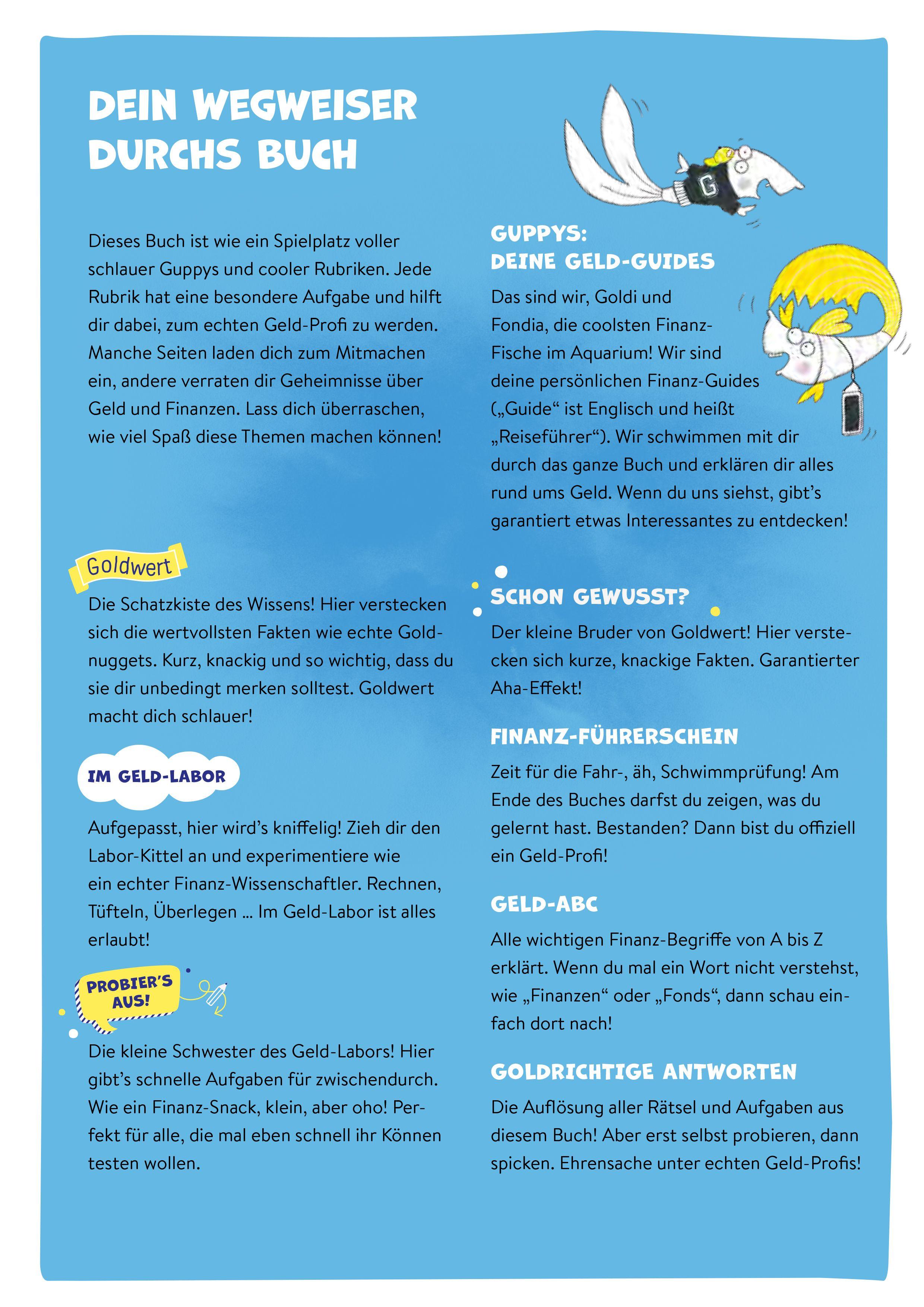 Beispielinhalt (Bild) Von Geld, Gold und Guppys