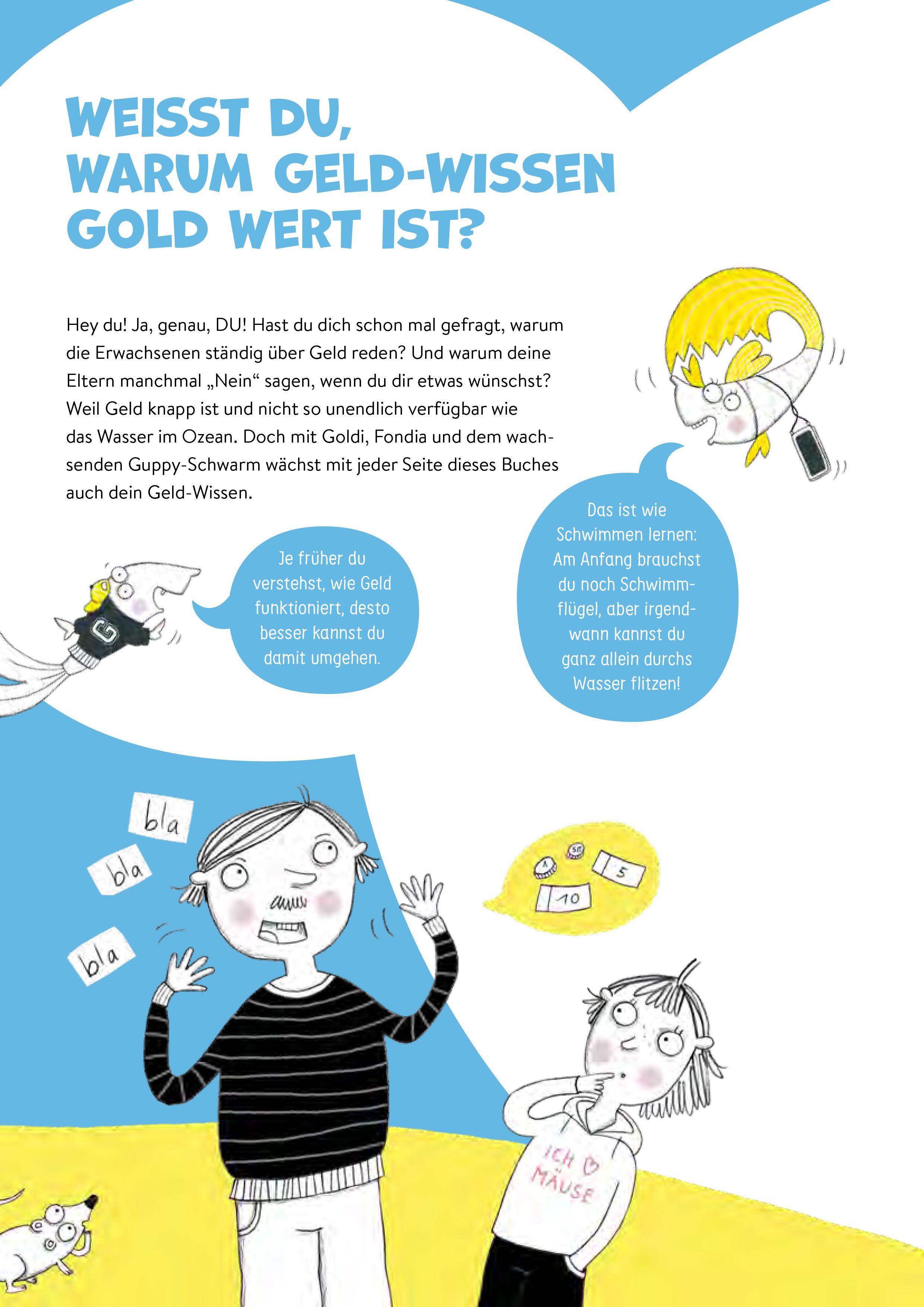 Beispielinhalt (Bild) Von Geld, Gold und Guppys