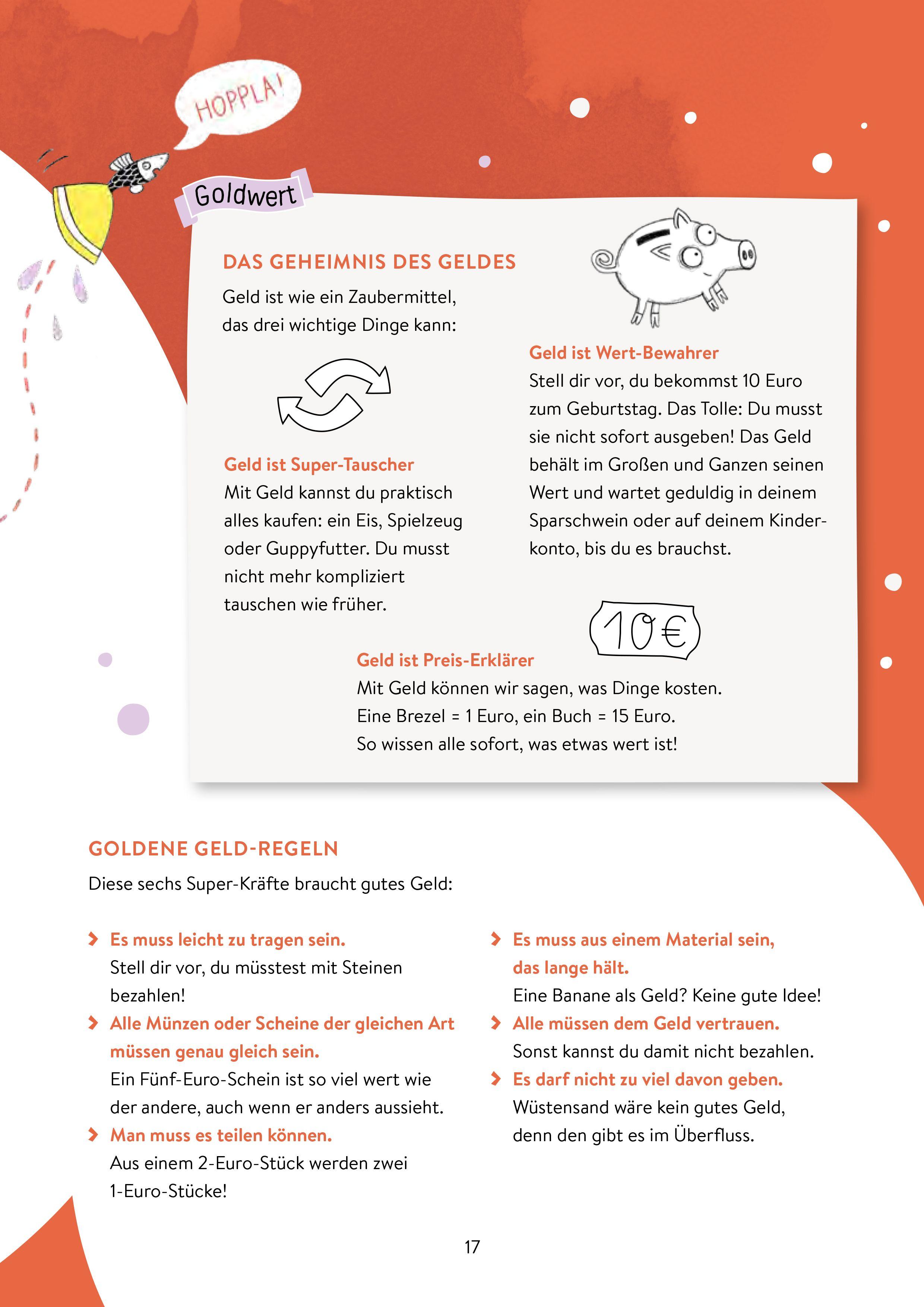 Beispielinhalt (Bild) Von Geld, Gold und Guppys