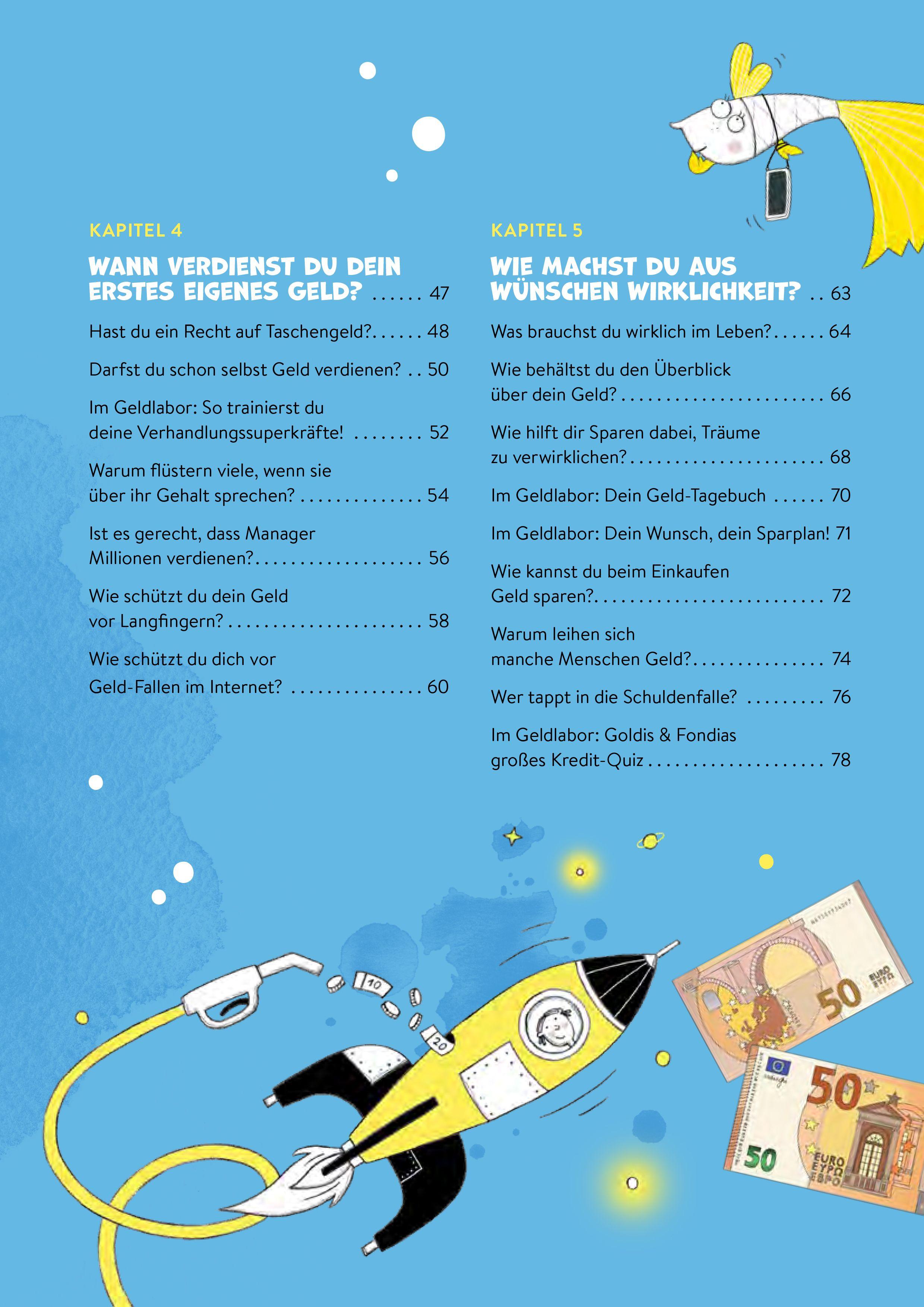 Beispielinhalt (Bild) Von Geld, Gold und Guppys