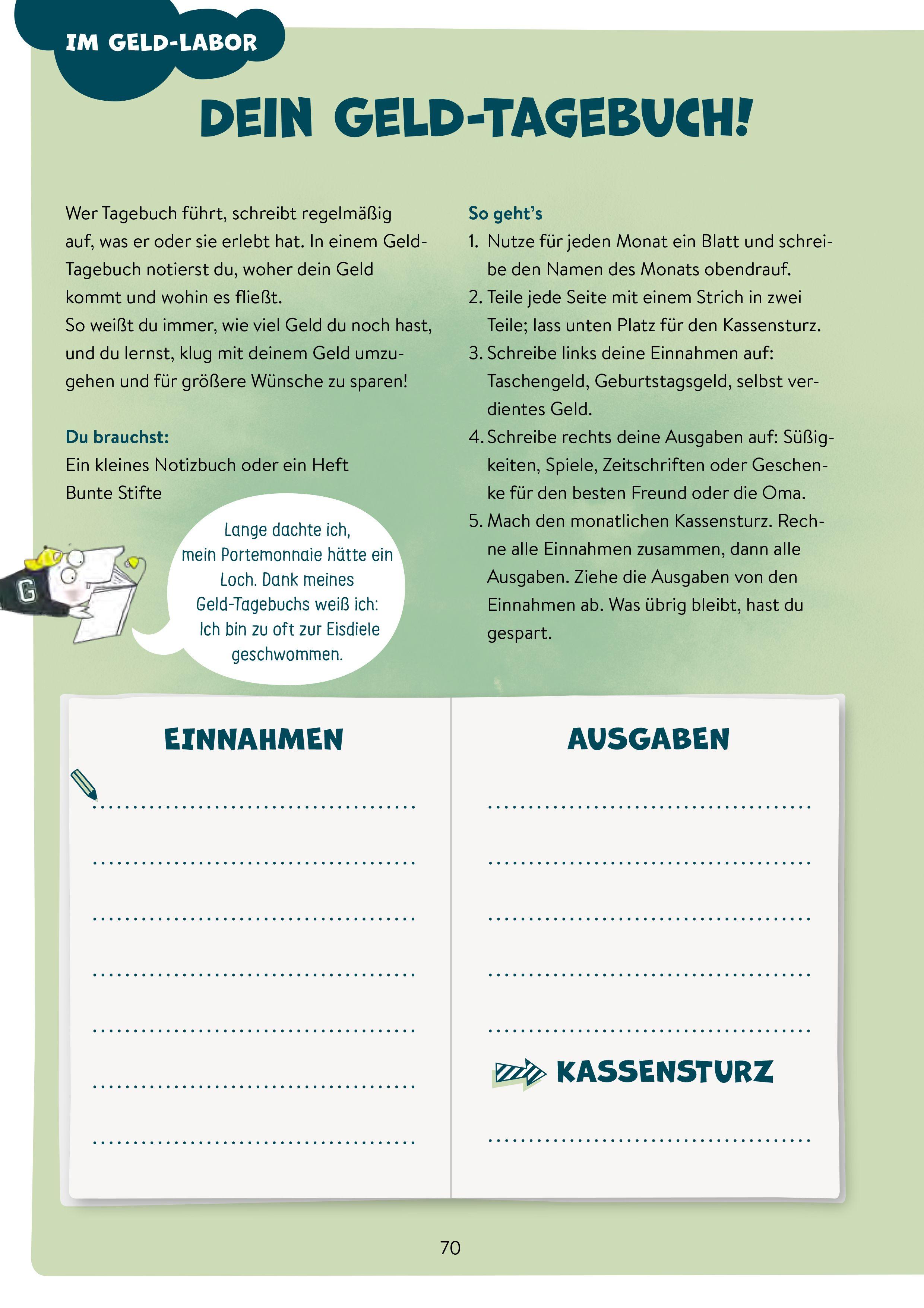 Beispielinhalt (Bild) Von Geld, Gold und Guppys