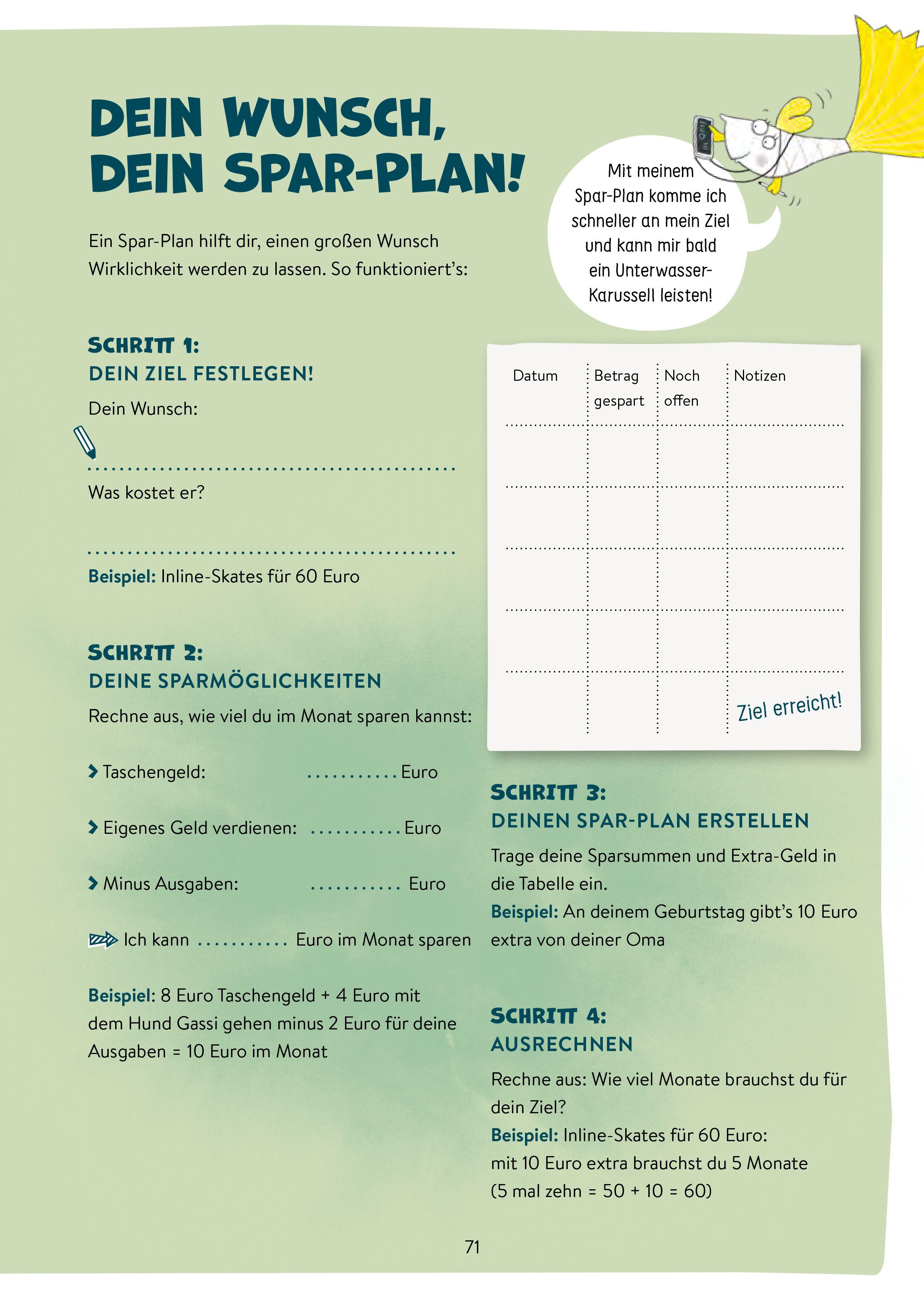 Beispielinhalt (Bild) Von Geld, Gold und Guppys