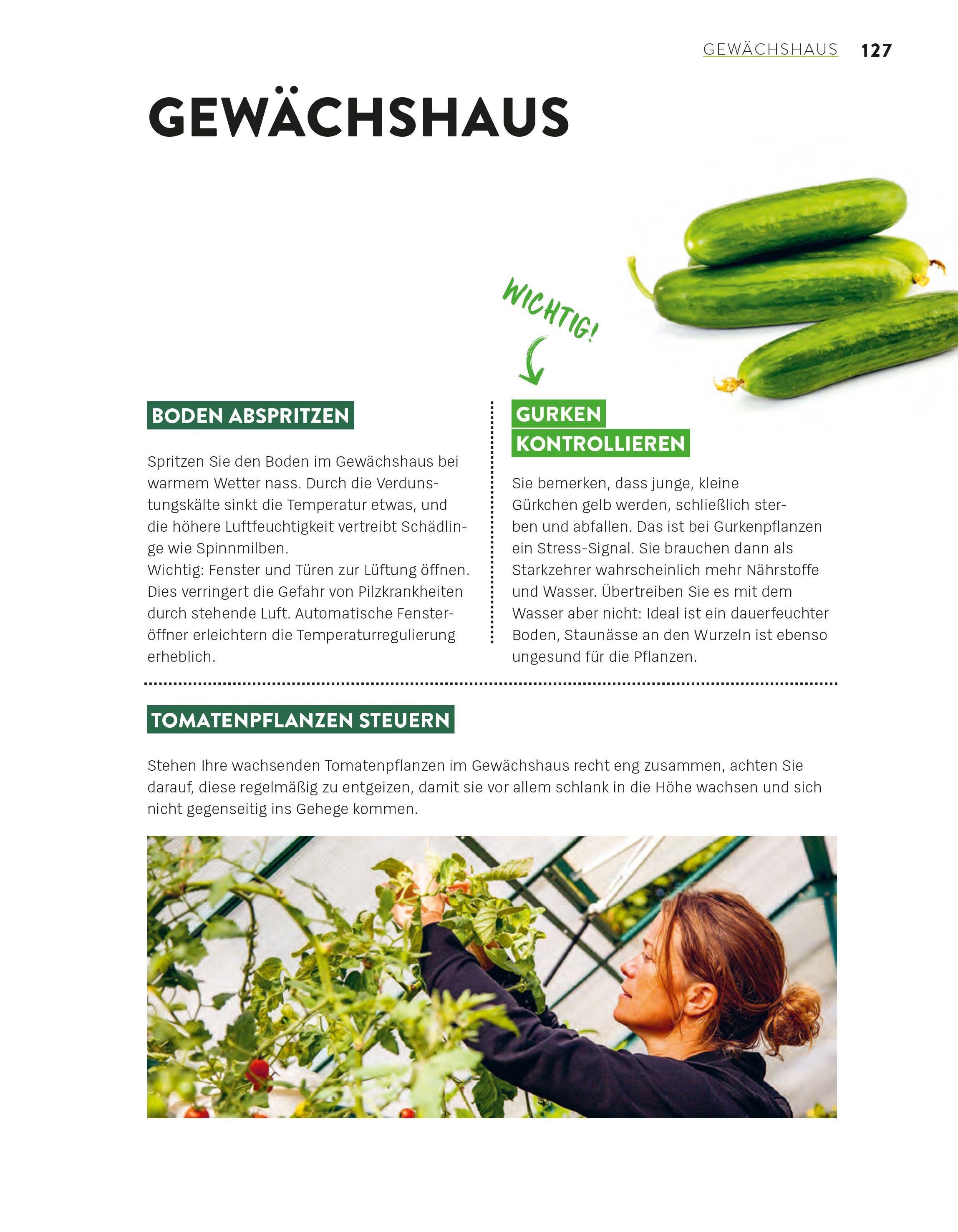 Beispielinhalt (Bild) Das große Gartenjahr-Buch