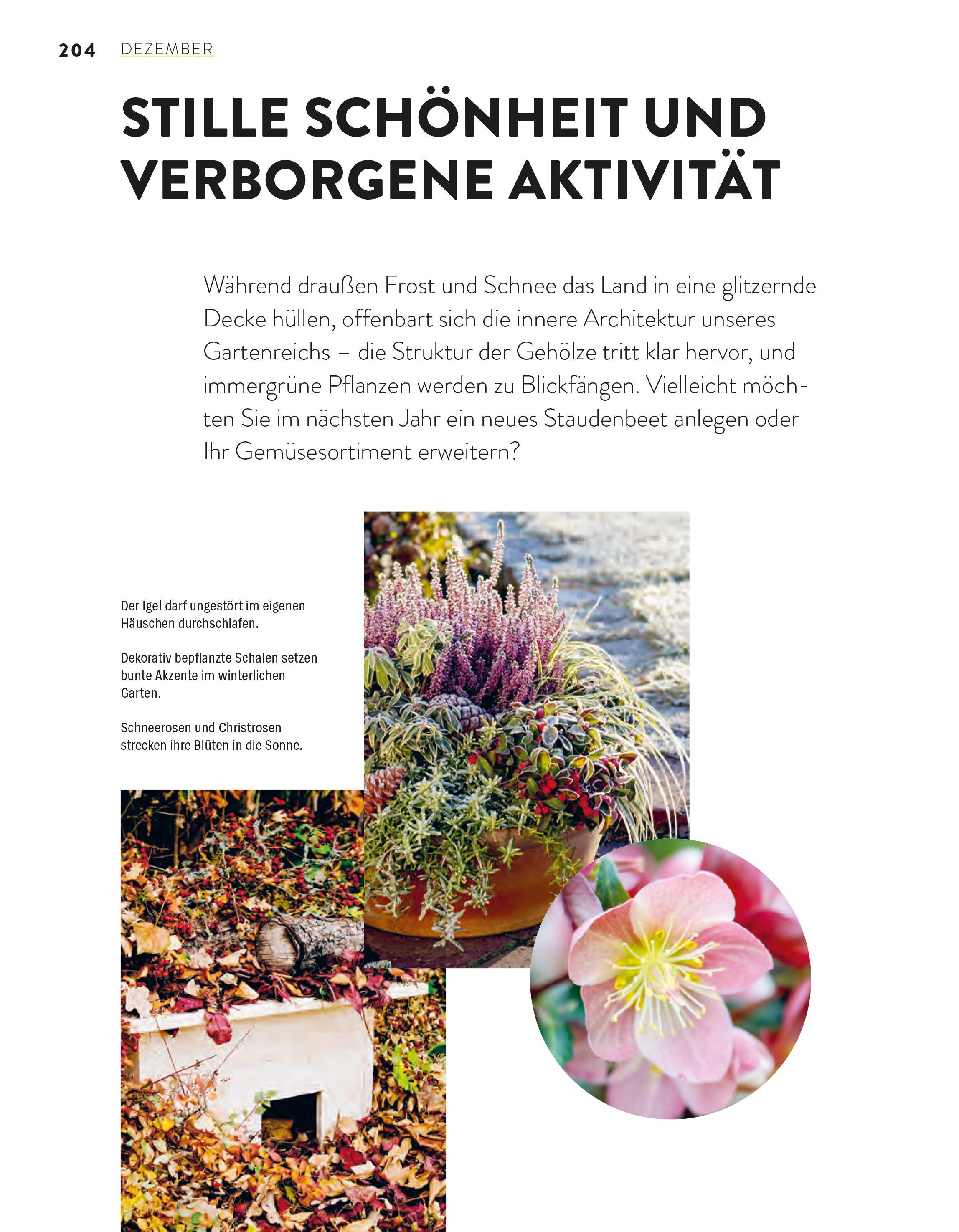 Beispielinhalt (Bild) Das große Gartenjahr-Buch