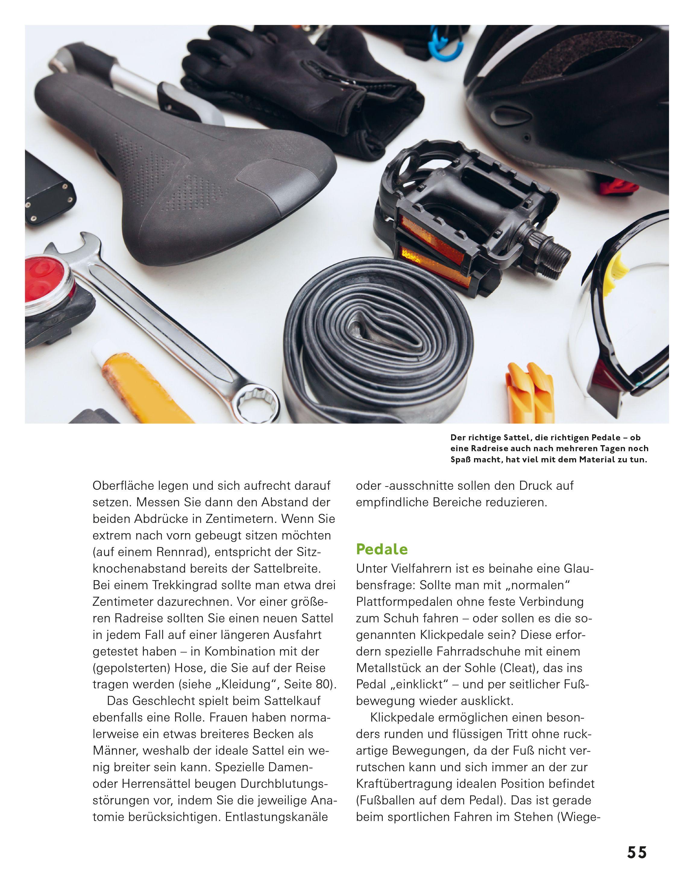 Beispielinhalt (Bild) Radreisen mit dem E-Bike