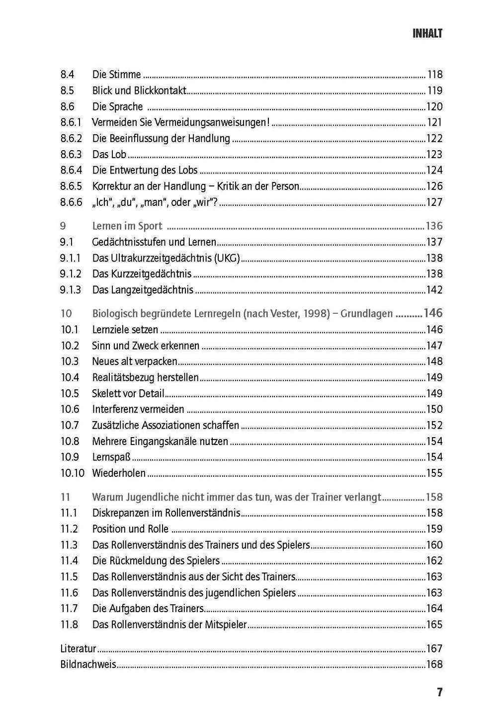 Beispielinhalt (Bild) Psychologie im Jugendsport