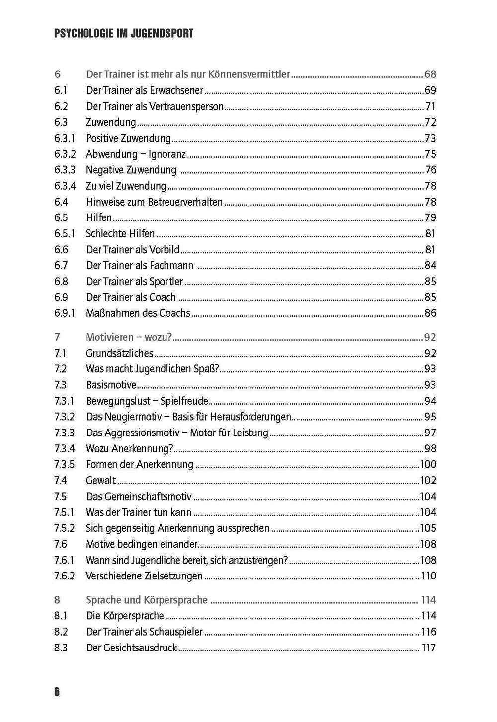 Beispielinhalt (Bild) Psychologie im Jugendsport