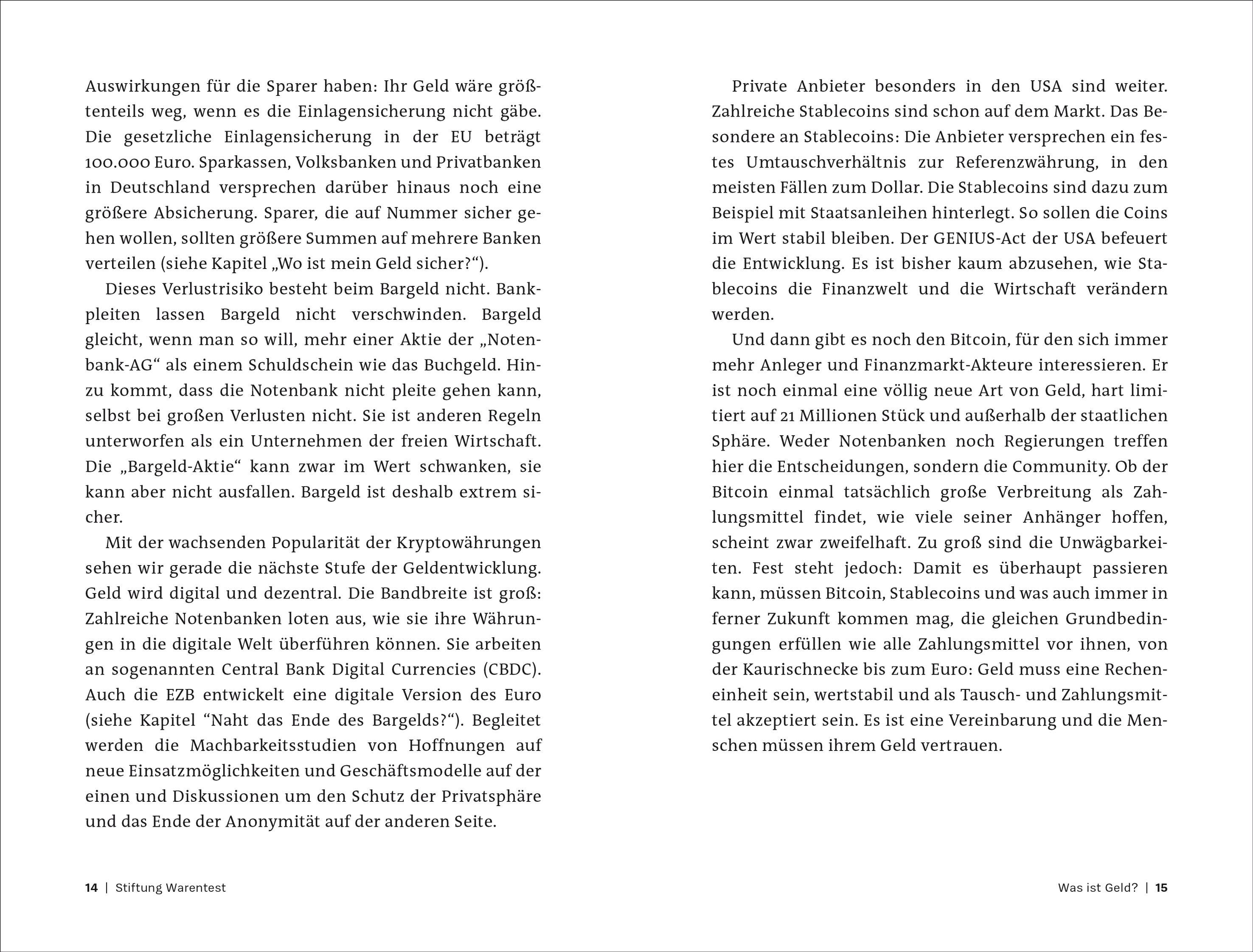 Beispielinhalt (Bild) Was Du schon immer über Geld wissen wolltest