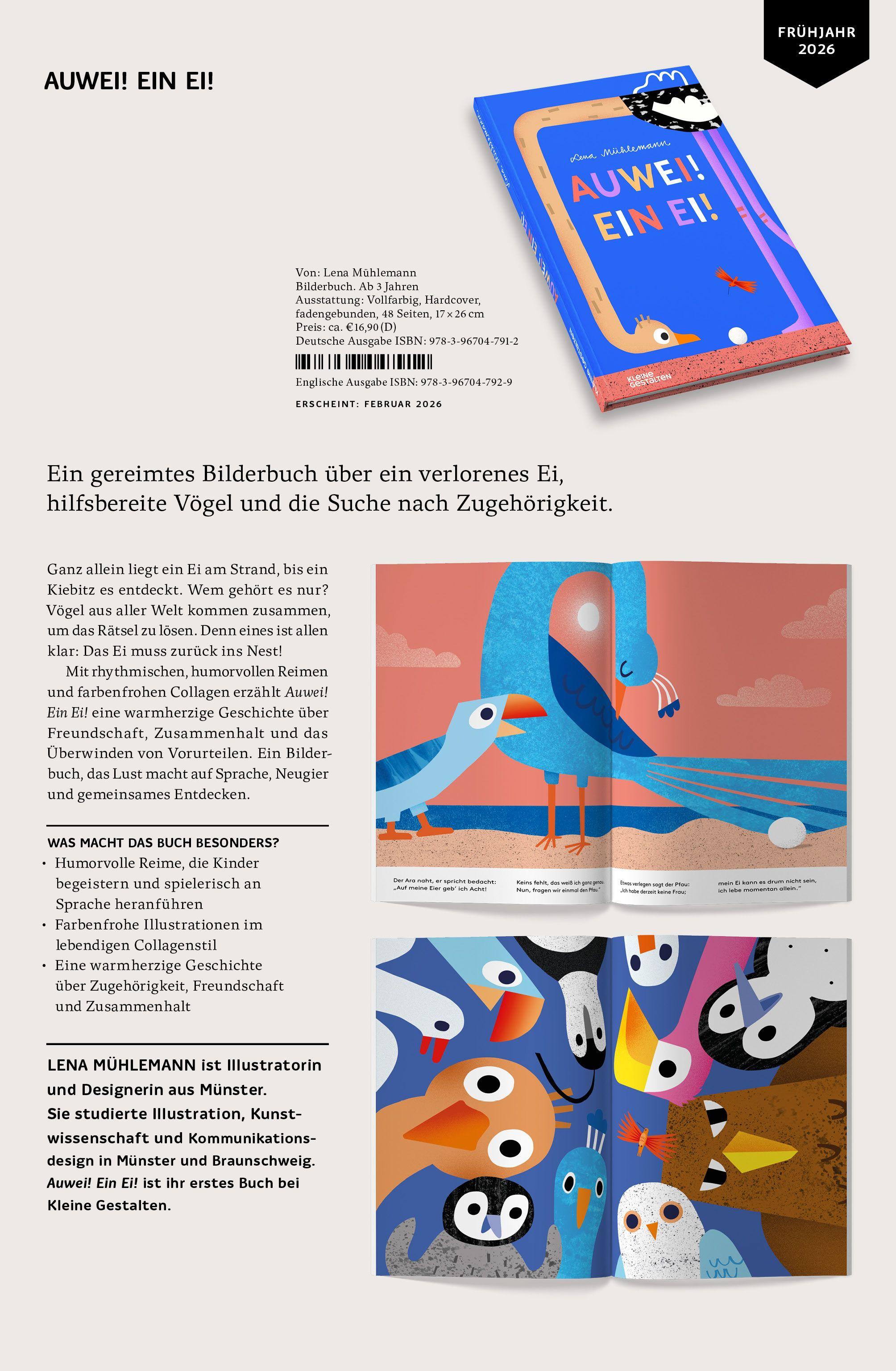 Beispielinhalt (Bild) Auwei! Ein Ei!