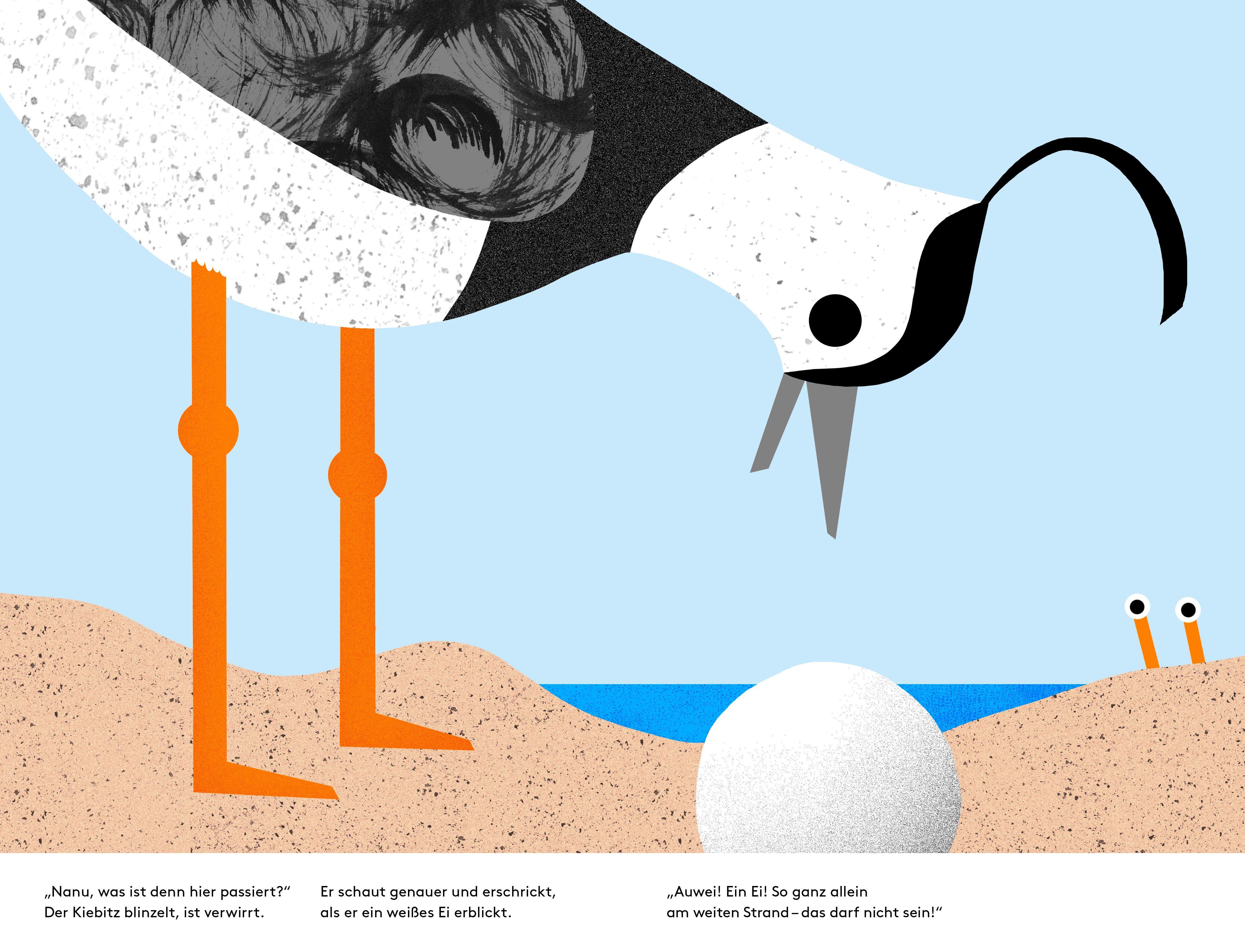 Beispielinhalt (Bild) Auwei! Ein Ei!