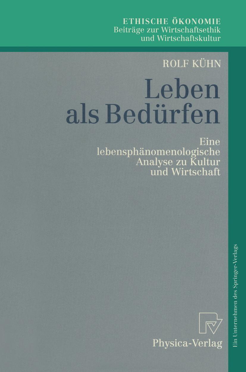 Vorderes Coverbild Leben als Bedürfen