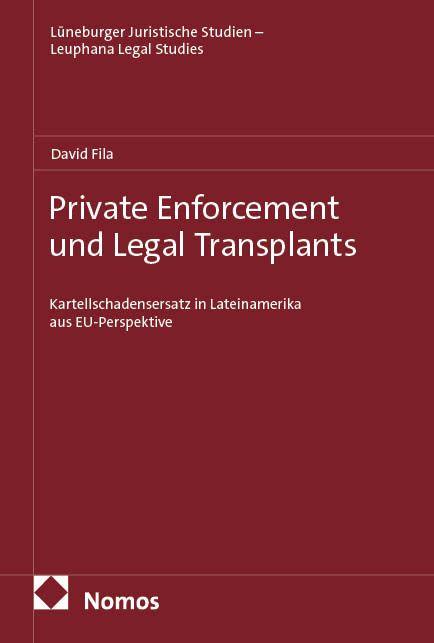 Vorderes Coverbild Private Enforcement und Legal Transplants