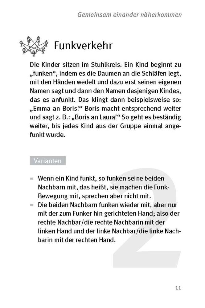 Beispielinhalt (Bild) Die 50 besten Gruppenspiele für Zusammenhalt und Wir-Gefühl für 5- bis 10-Jährige