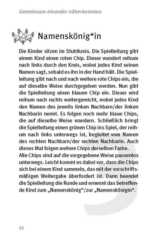 Beispielinhalt (Bild) Die 50 besten Gruppenspiele für Zusammenhalt und Wir-Gefühl für 5- bis 10-Jährige