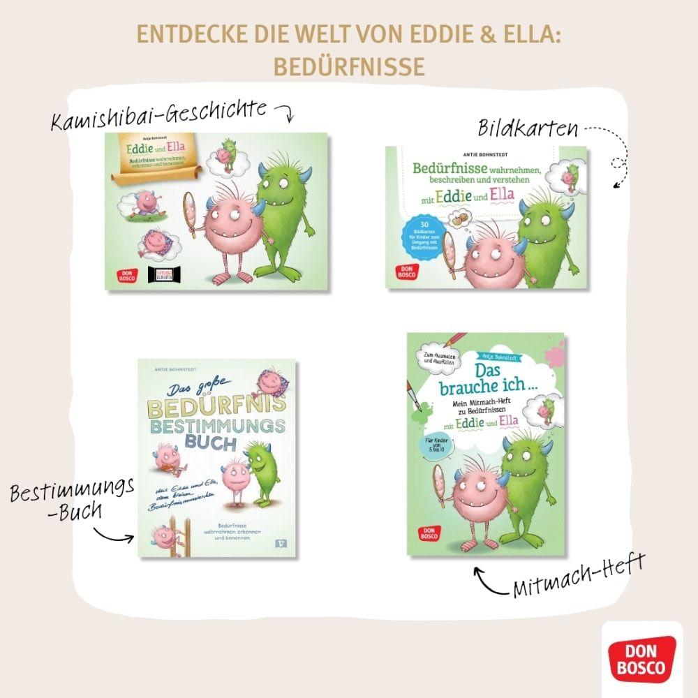 Beispielinhalt (Bild) Das große Gefühle-Bestimmungsposter mit Eddie, dem Gefühlemonster