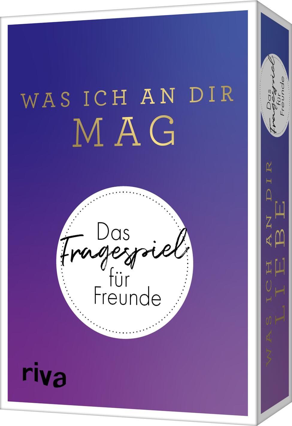 Vorderes Coverbild Was ich an dir mag - Das Fragespiel für Freunde