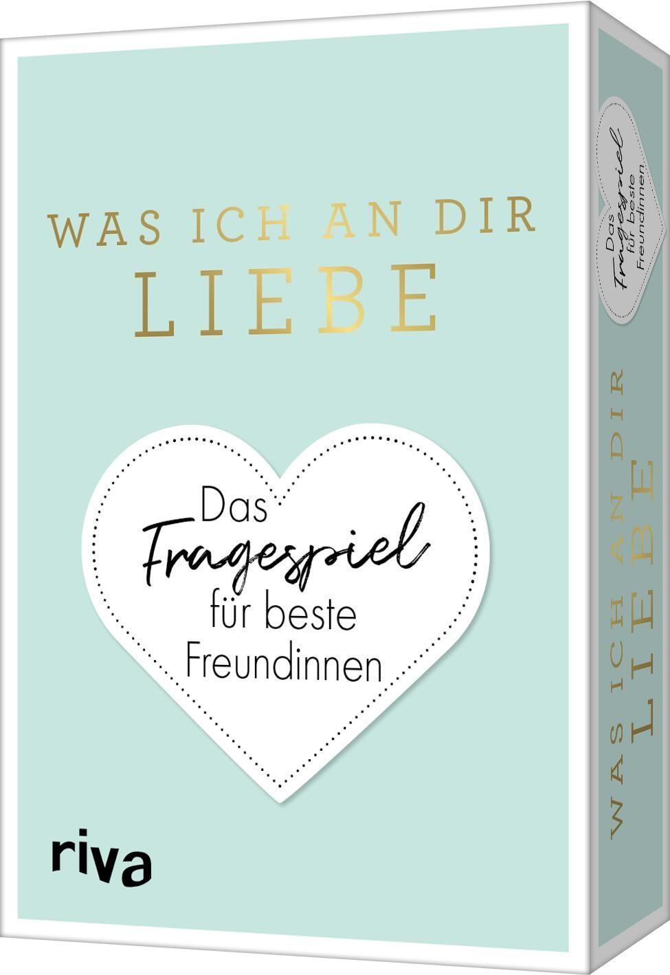 Vorderes Coverbild Was ich an dir liebe - Das Fragespiel für beste Freundinnen