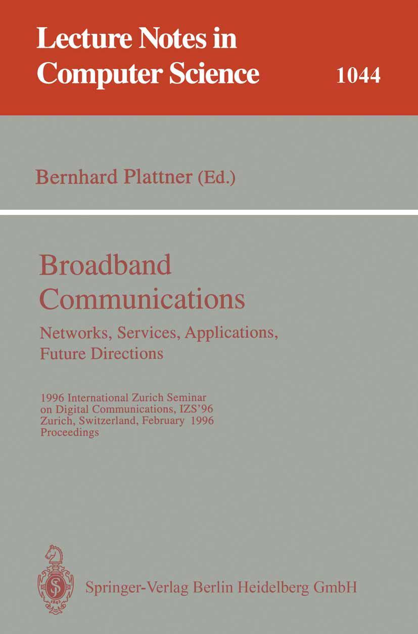 Vorderes Coverbild Broadband Communications: Networks, Services, Applications, Future Directions